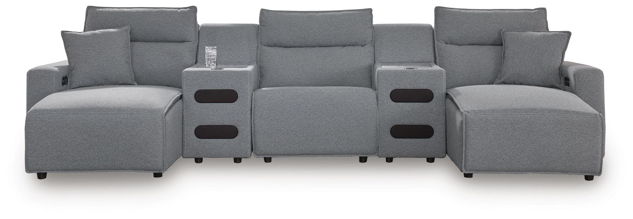 Modmax II - Reclining Sectional - Salt And Pepper - Urban Living Furniture (Los Angeles, CA)