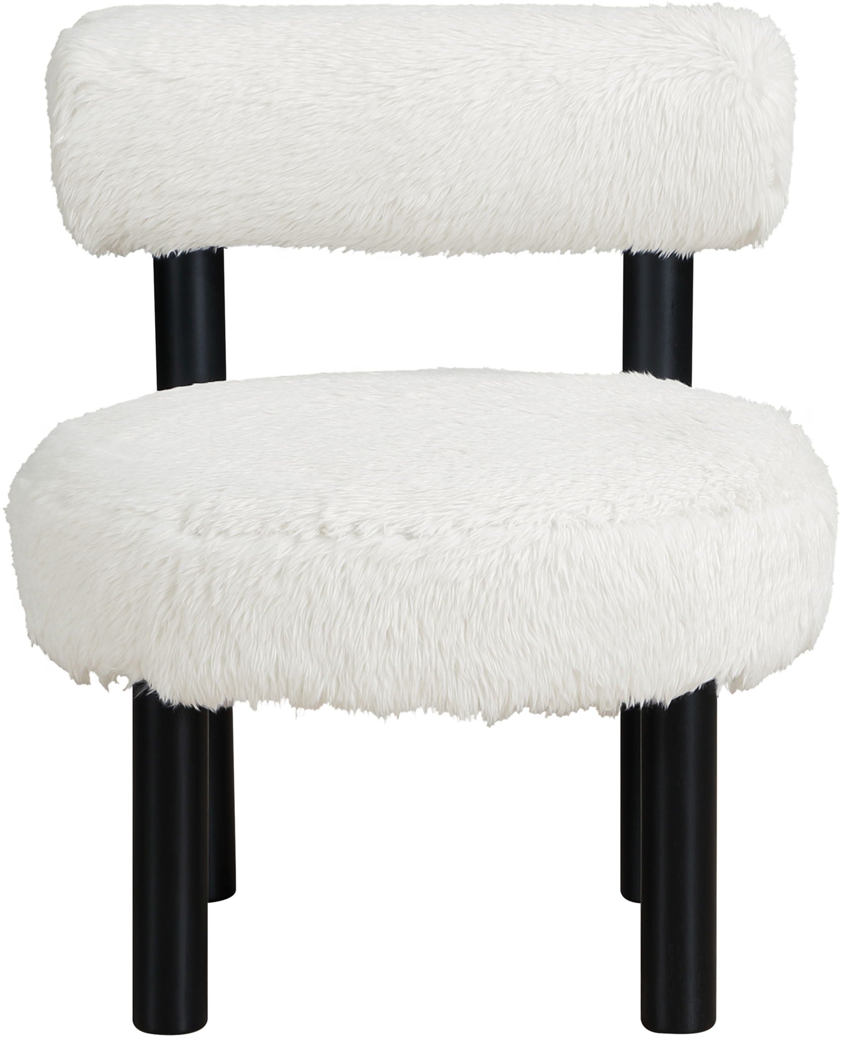 Ambre - Vegan Shearling Fabric Upholstered Accent Chair - Urban Living Furniture (Los Angeles, CA)