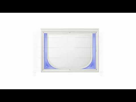 Tarian - Mirror With LED - Pearl White - Urban Living Furniture (Los Angeles, CA)