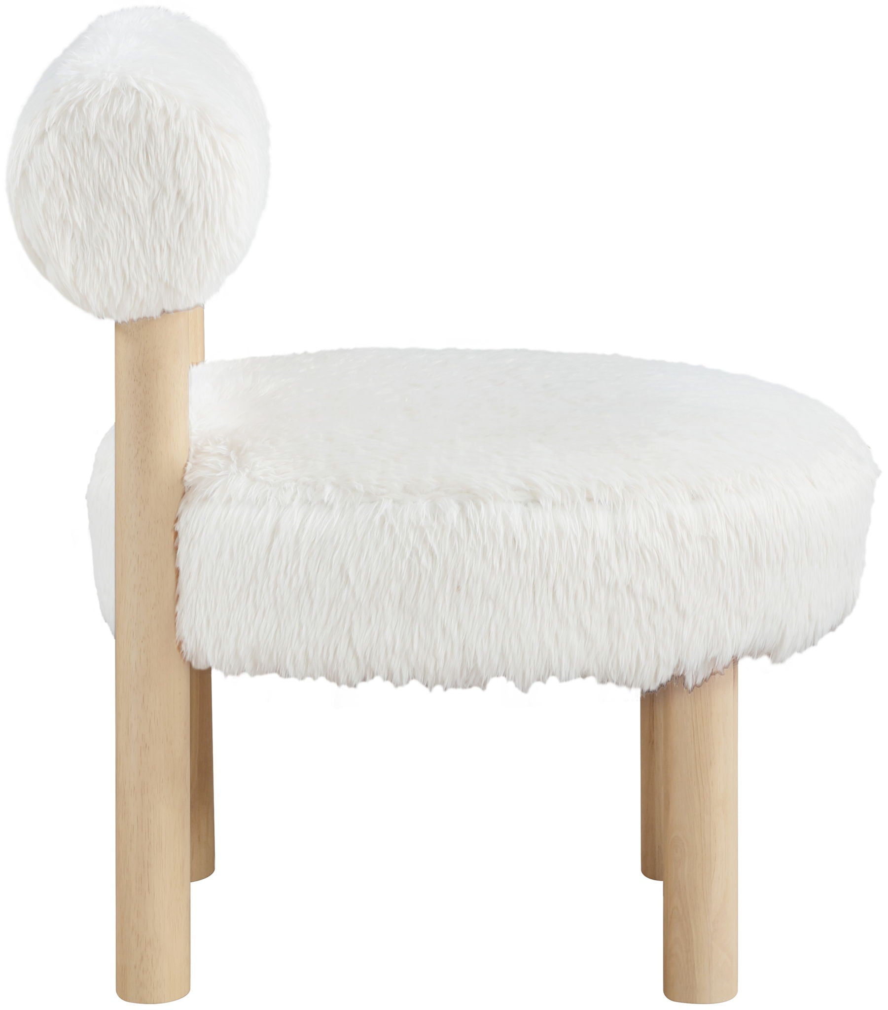 Ambre - Shearling Fabric Accent Chair - Urban Living Furniture (Los Angeles, CA)