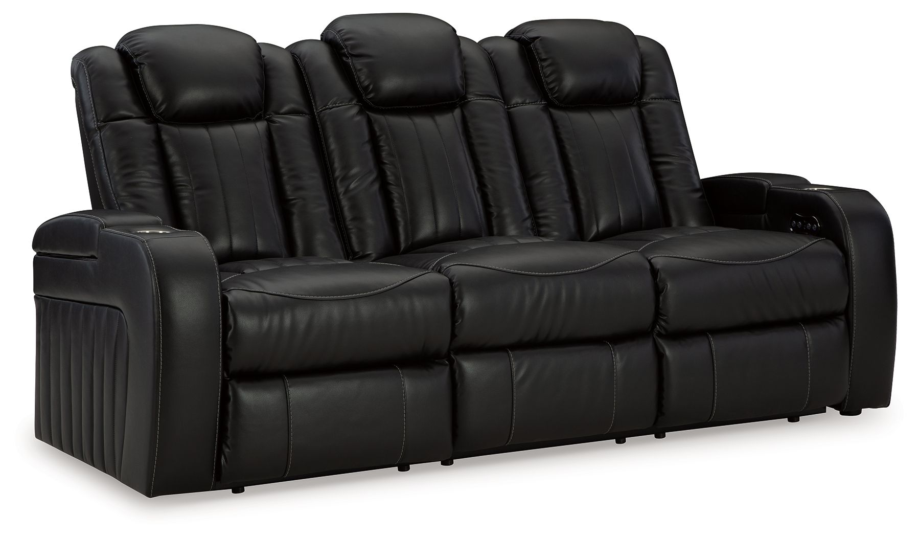 Caveman Den - Midnight - Power Reclining Sofa With Adj Headrest - Urban Living Furniture (Los Angeles, CA)
