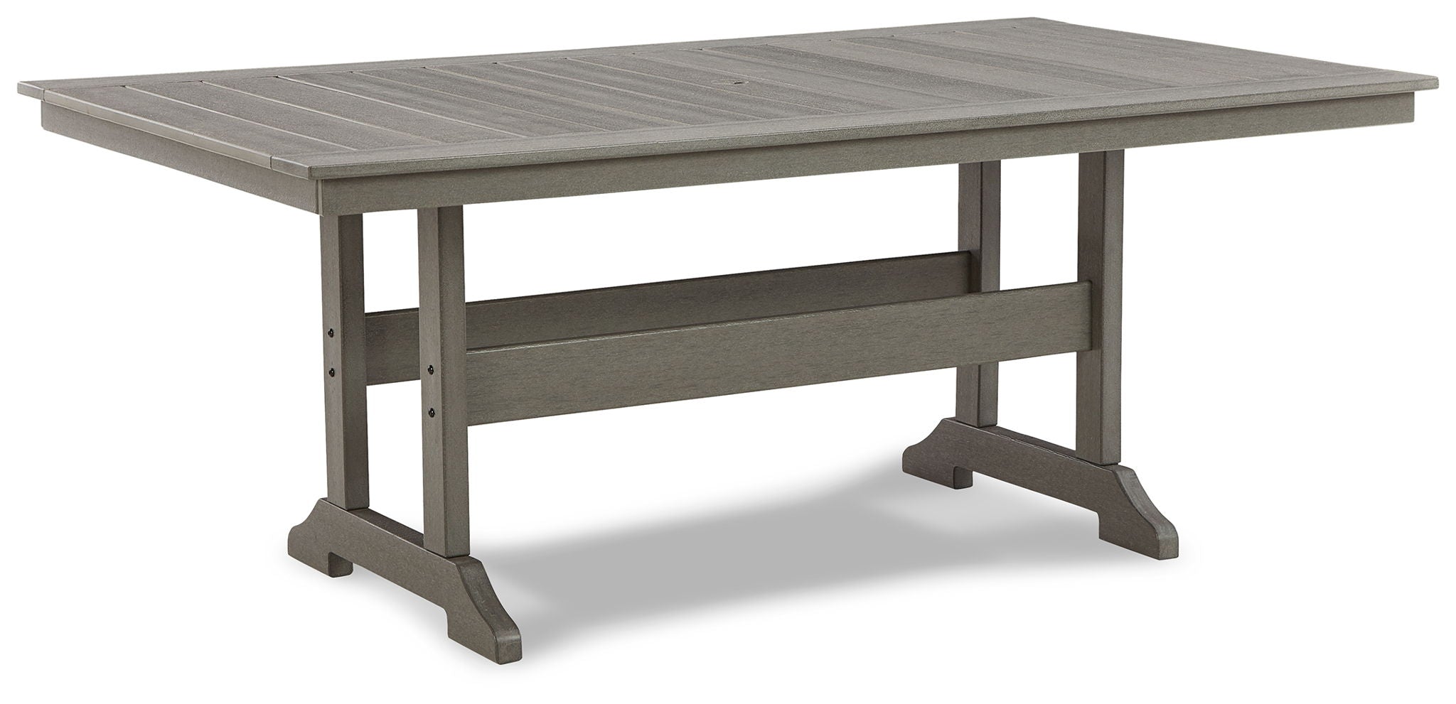 Visola - RECT Dining Table w/Umb OPT - Gray - Urban Living Furniture (Los Angeles, CA)