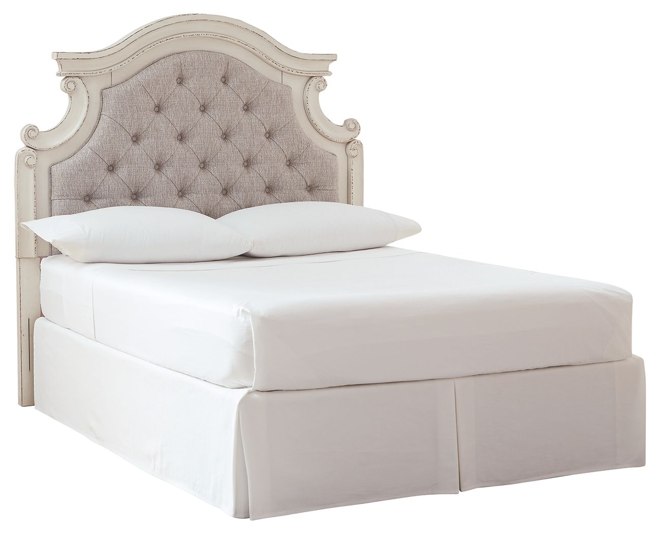 Realyn - Chipped White - Full UPH Panel Headboard - Urban Living Furniture (Los Angeles, CA)