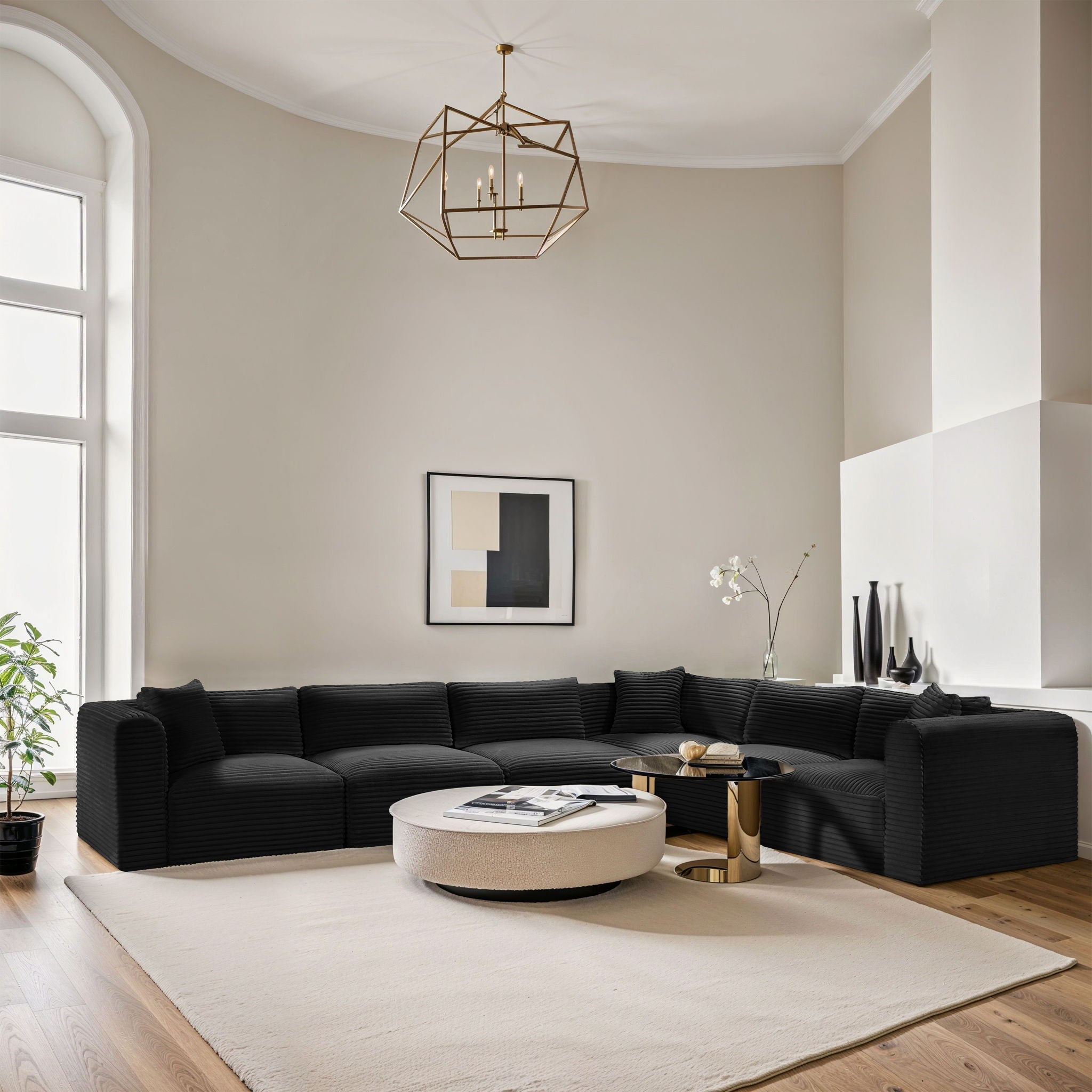 Shaggy - 6 Piece Modular Corner Sectional - Urban Living Furniture (Los Angeles, CA)