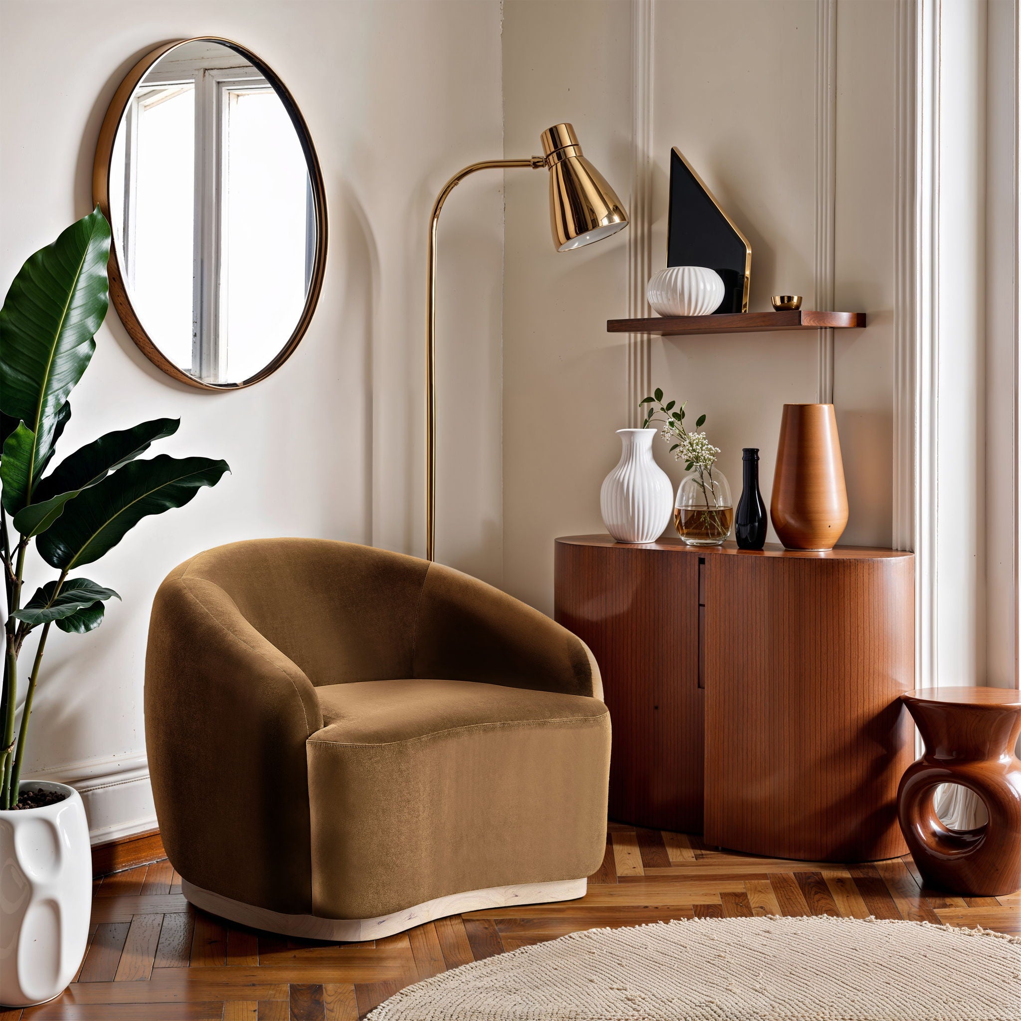 Gustavo - Velvet Upholstered Chair - Urban Living Furniture (Los Angeles, CA)