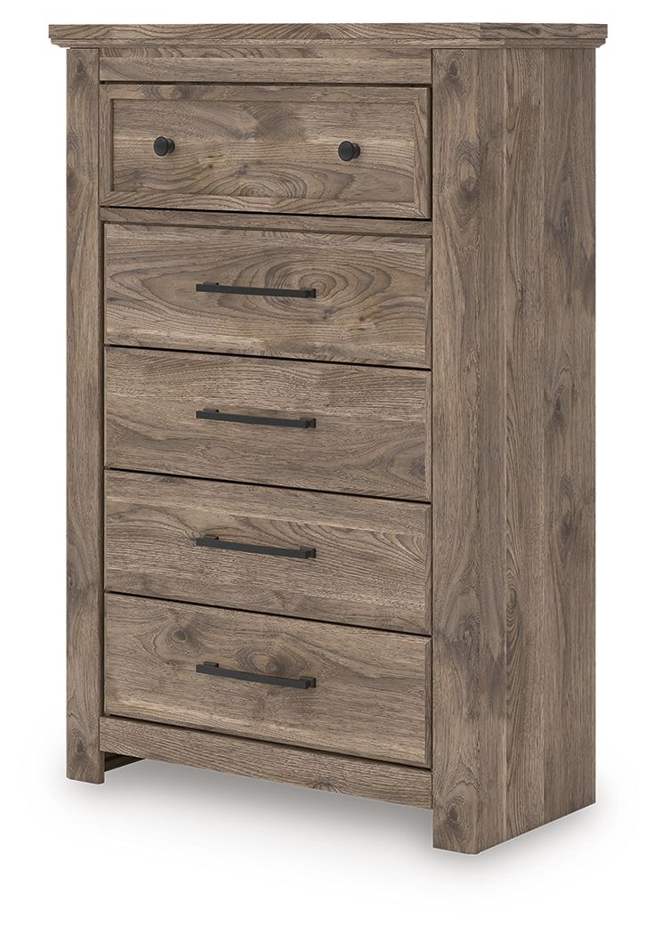 Rusticott - Brown - Five Drawer Chest - Urban Living Furniture (Los Angeles, CA)