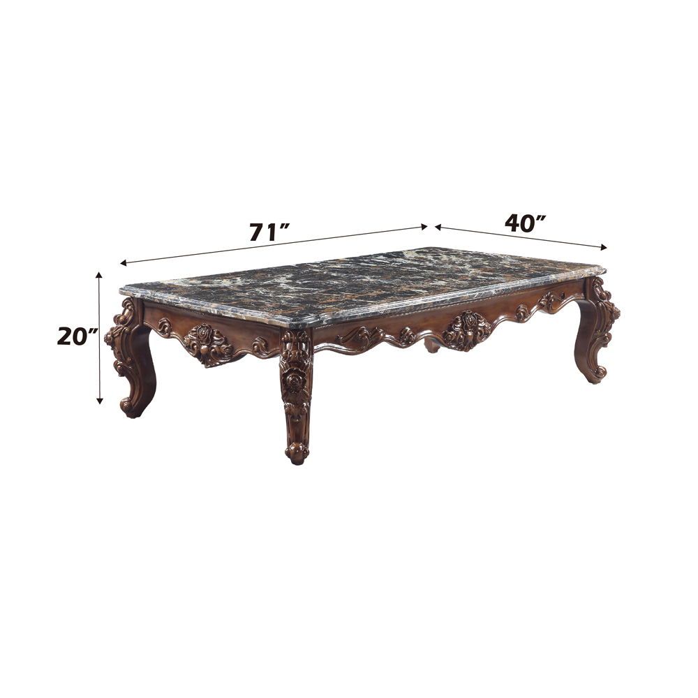 Forsythia - Coffee Table - Marble Top & Walnut - Urban Living Furniture (Los Angeles, CA)