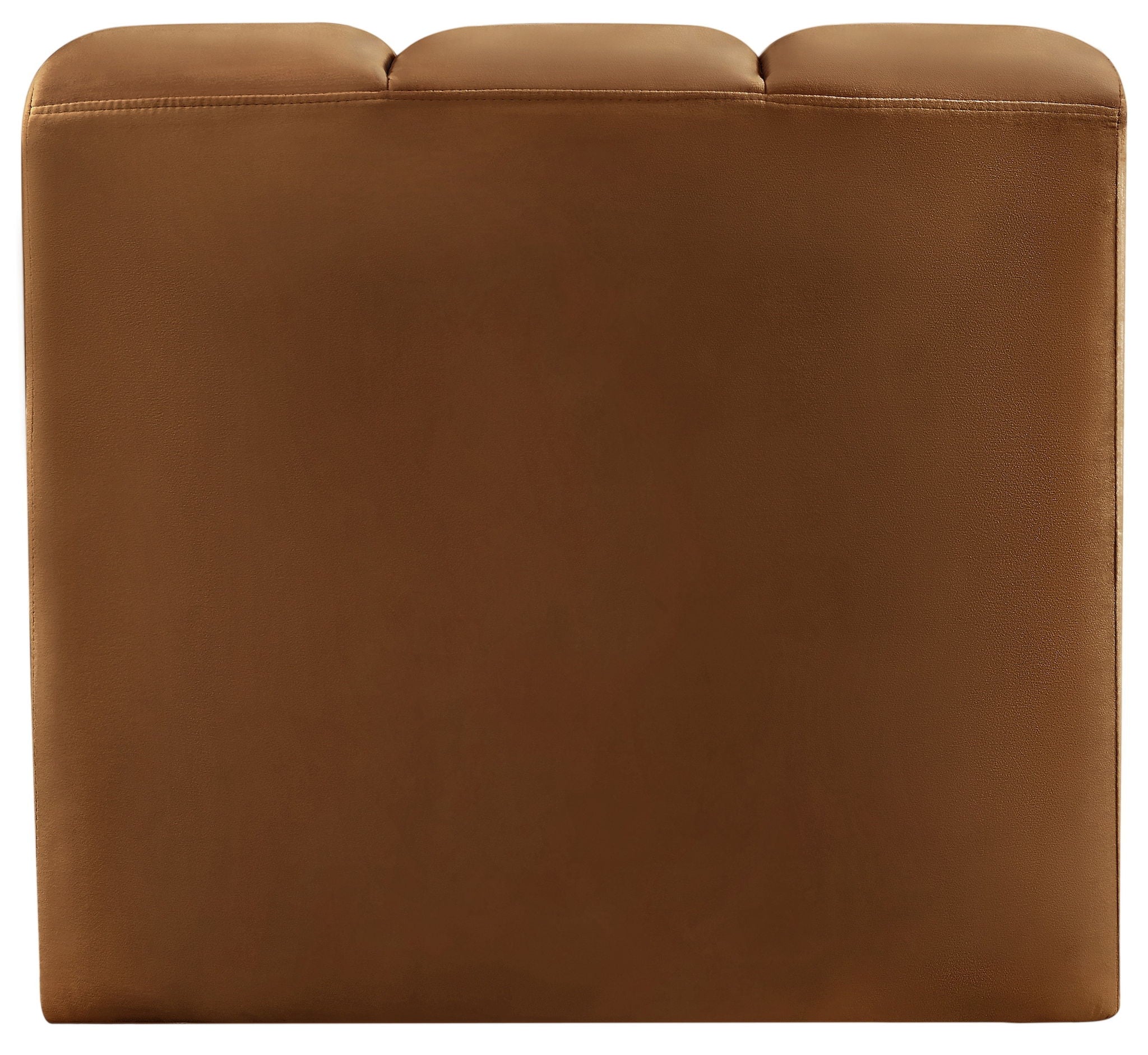 Arc - Velvet Curved Corner Chair - Saddle - Urban Living Furniture (Los Angeles, CA)