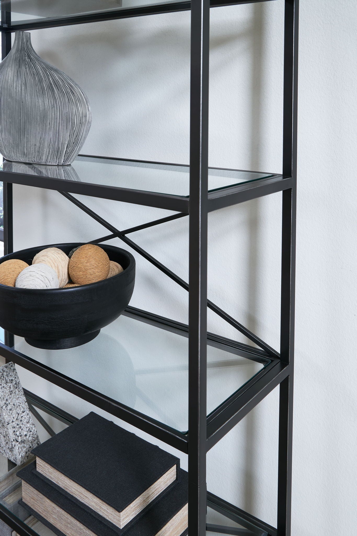 Dakerwell - Antique Black - Bookcase - Urban Living Furniture (Los Angeles, CA)