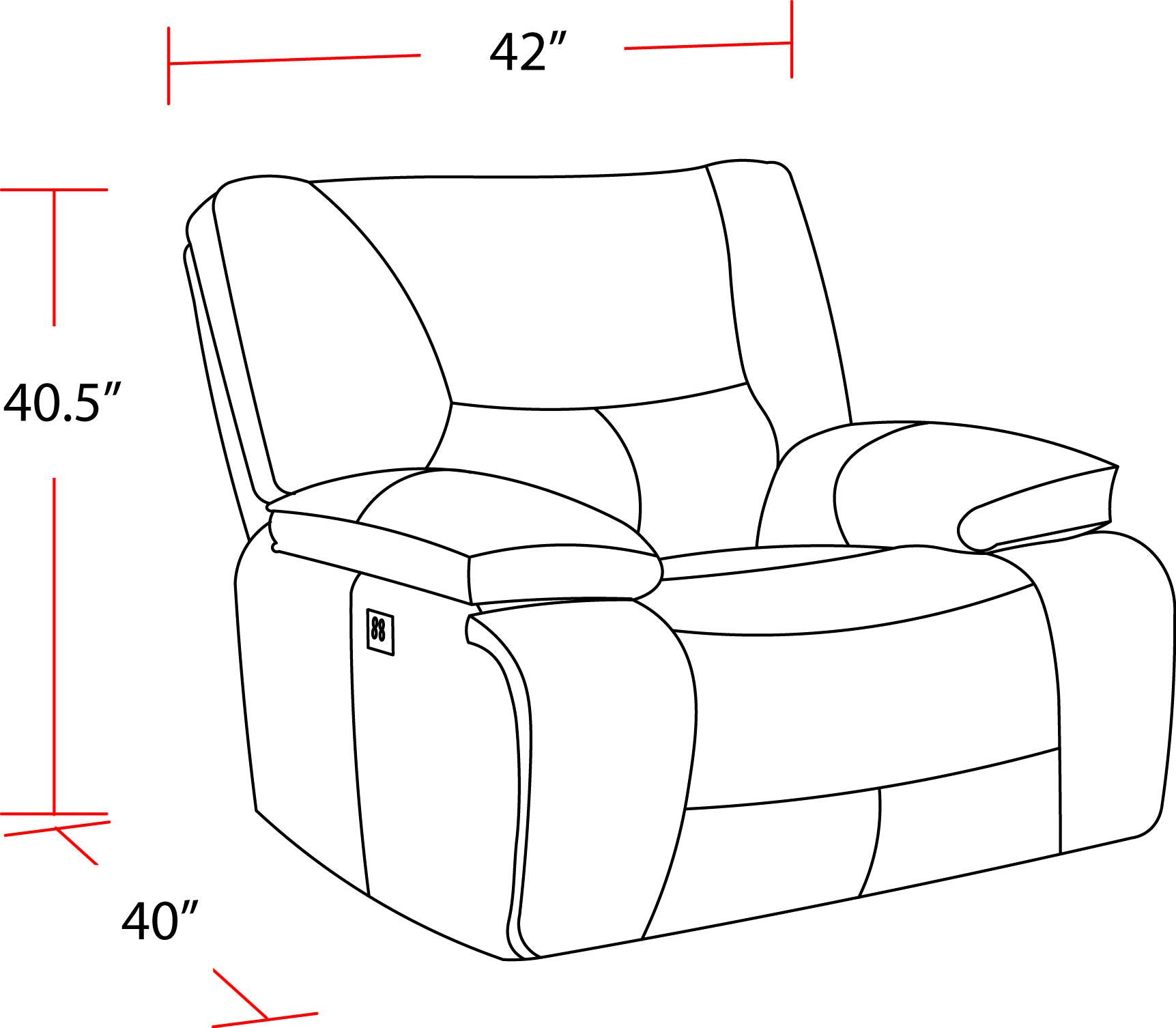 Spartacus - Power Recliner - Urban Living Furniture (Los Angeles, CA)