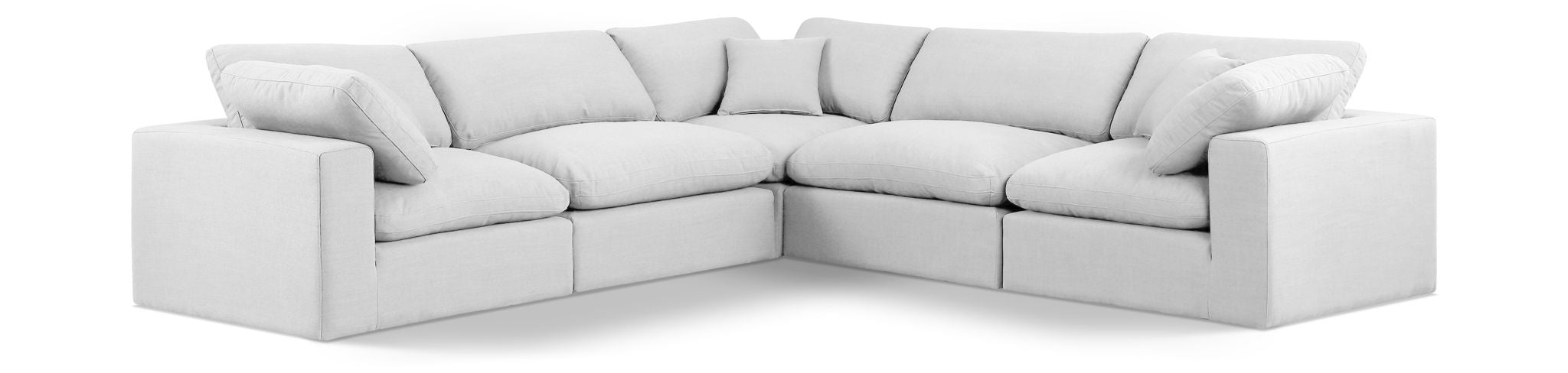 Comfy - 5 Piece Linen Modular Corner Sectional - Urban Living Furniture (Los Angeles, CA)
