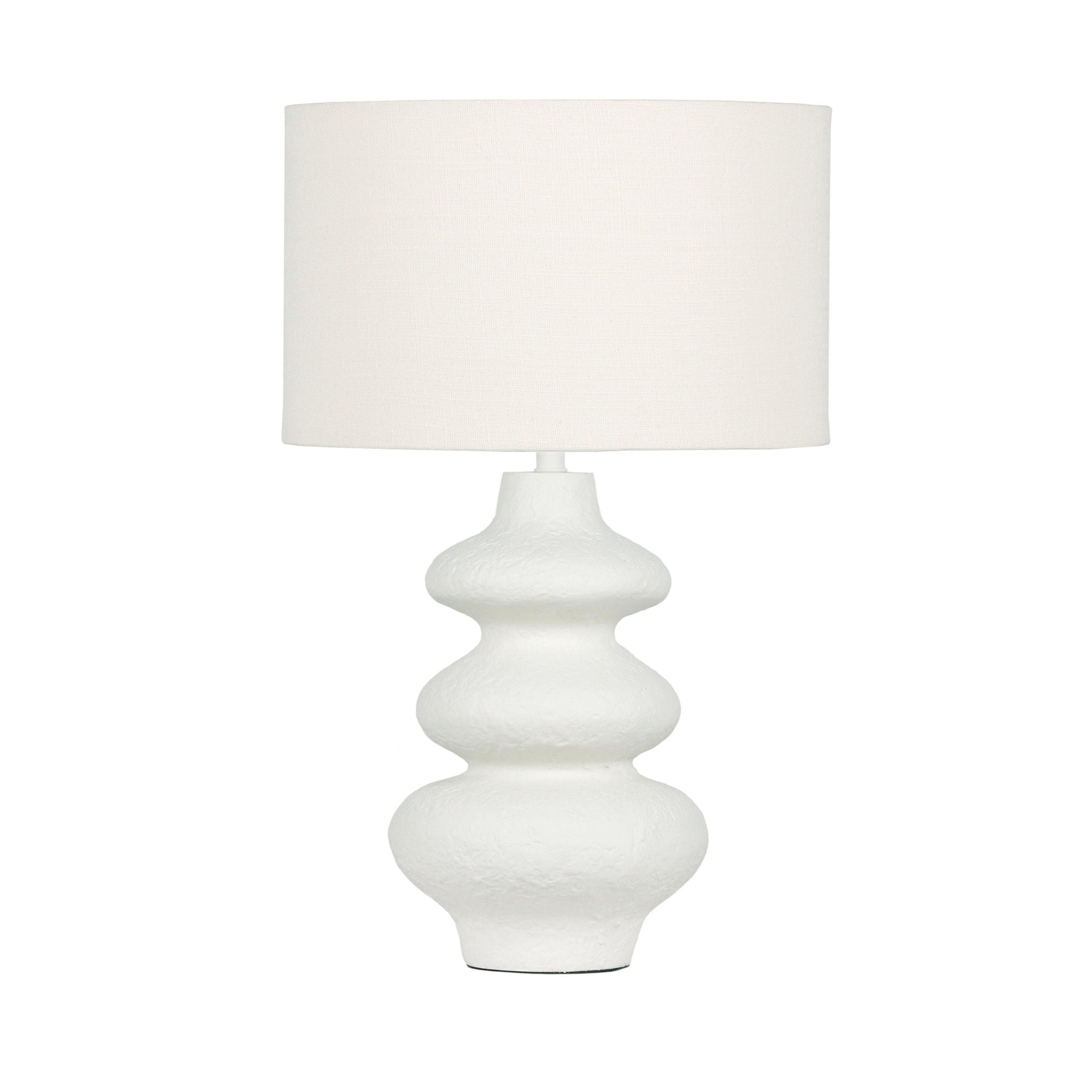 Riviera - Textured Table Lamp - Cream - Urban Living Furniture (Los Angeles, CA)