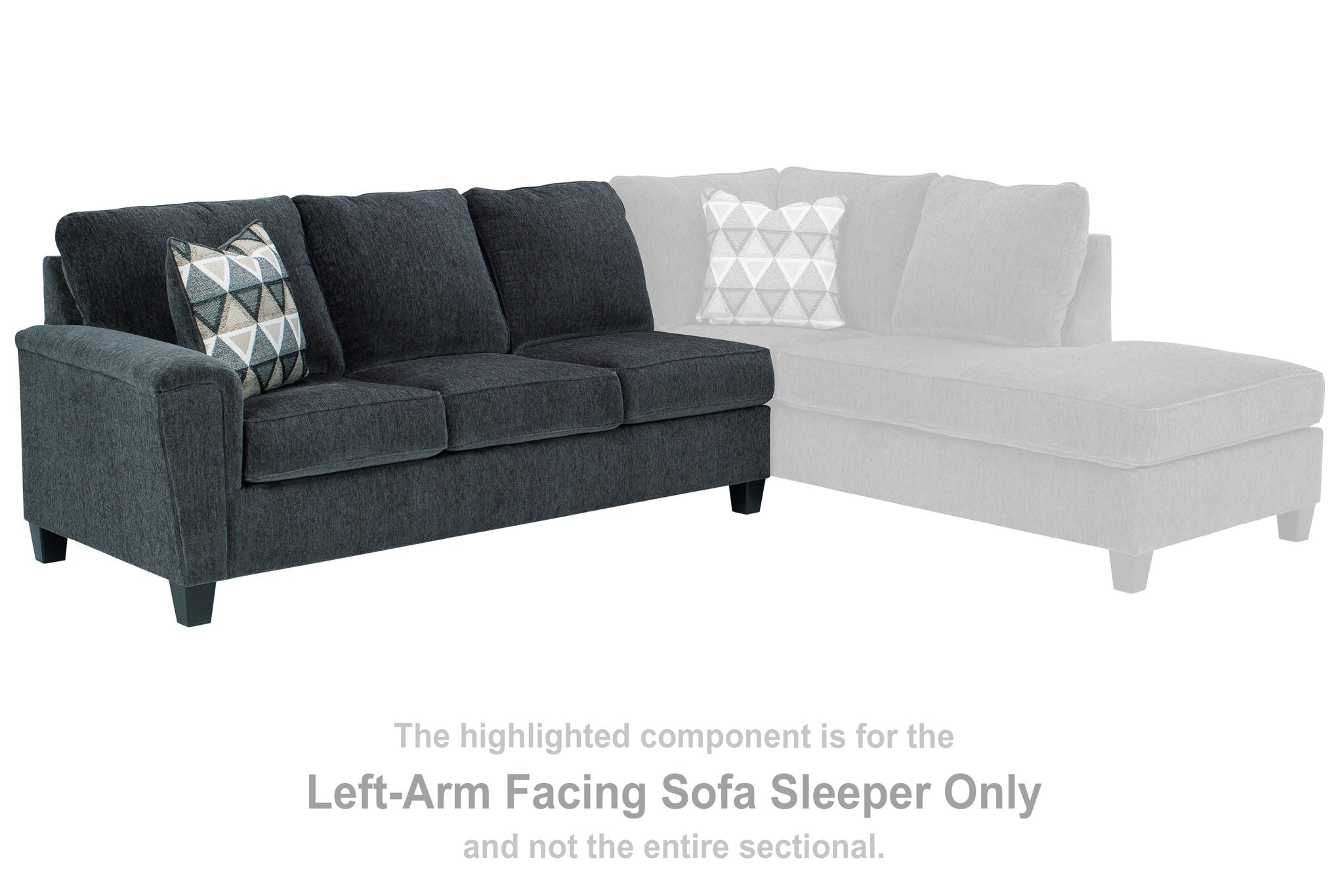 Abinger - Smoke - LAF Sofa Sleeper - Urban Living Furniture (Los Angeles, CA)