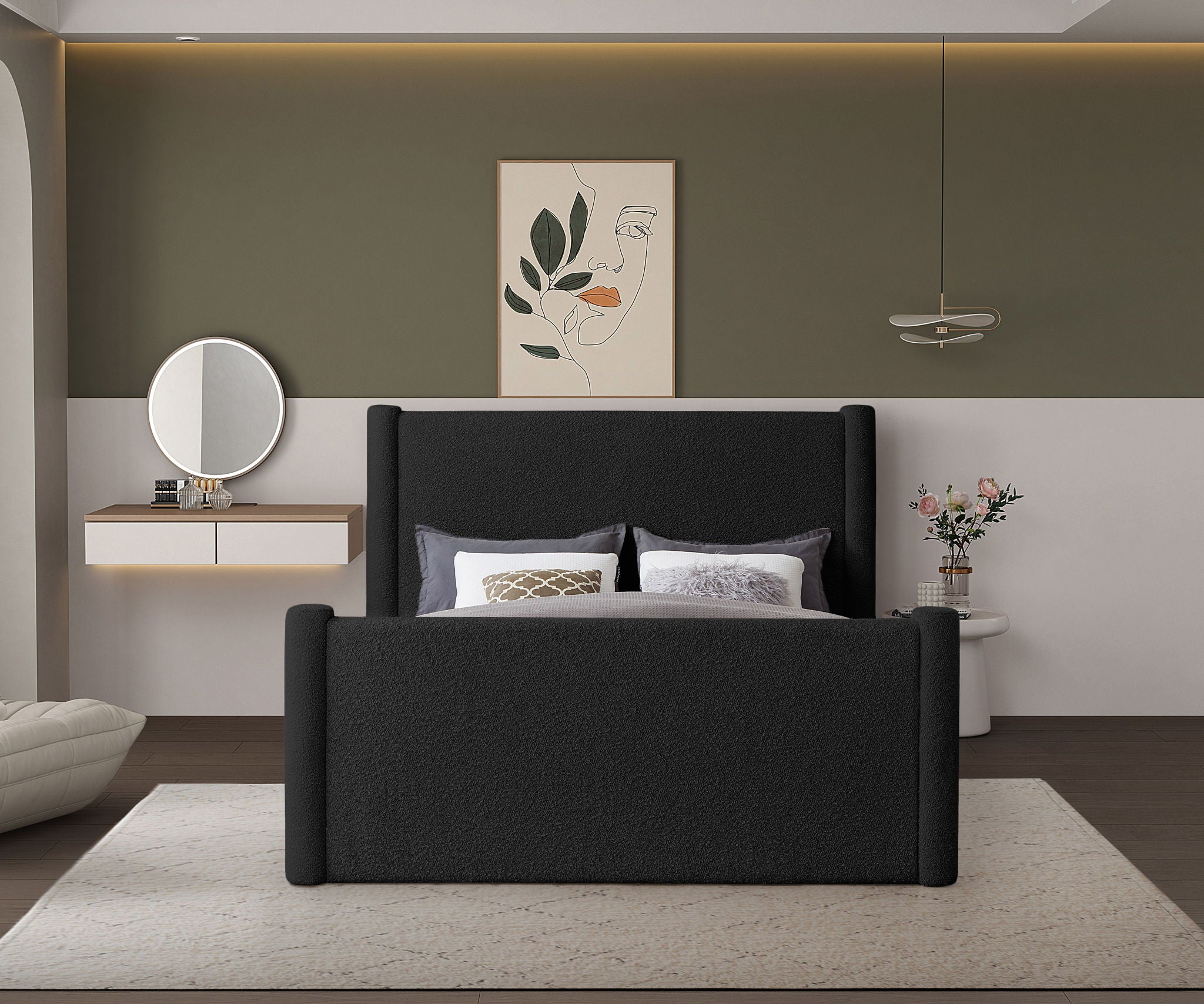 Elias - Boucle Bed - Urban Living Furniture (Los Angeles, CA)