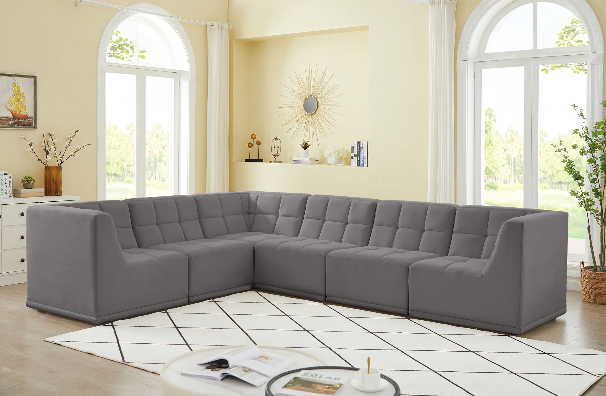Relax - 6 Piece Modular Sectional - Urban Living Furniture (Los Angeles, CA)