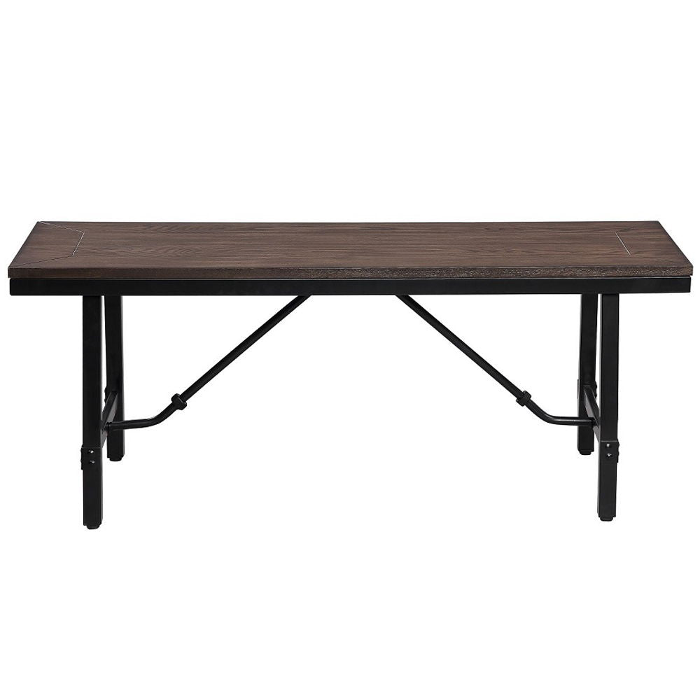 Mariatu - Bench - Oak & Black - Urban Living Furniture (Los Angeles, CA)