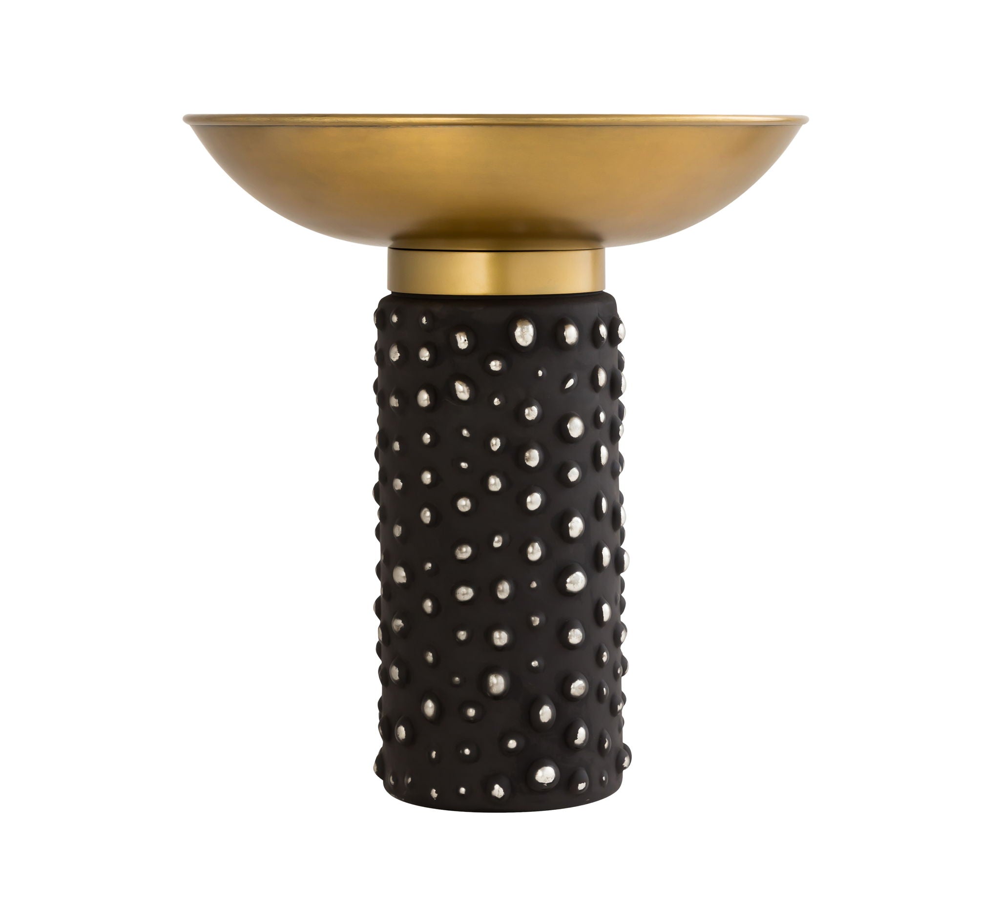 Blaze - Glass / Brass Side Table - Light Brown - Urban Living Furniture (Los Angeles, CA)