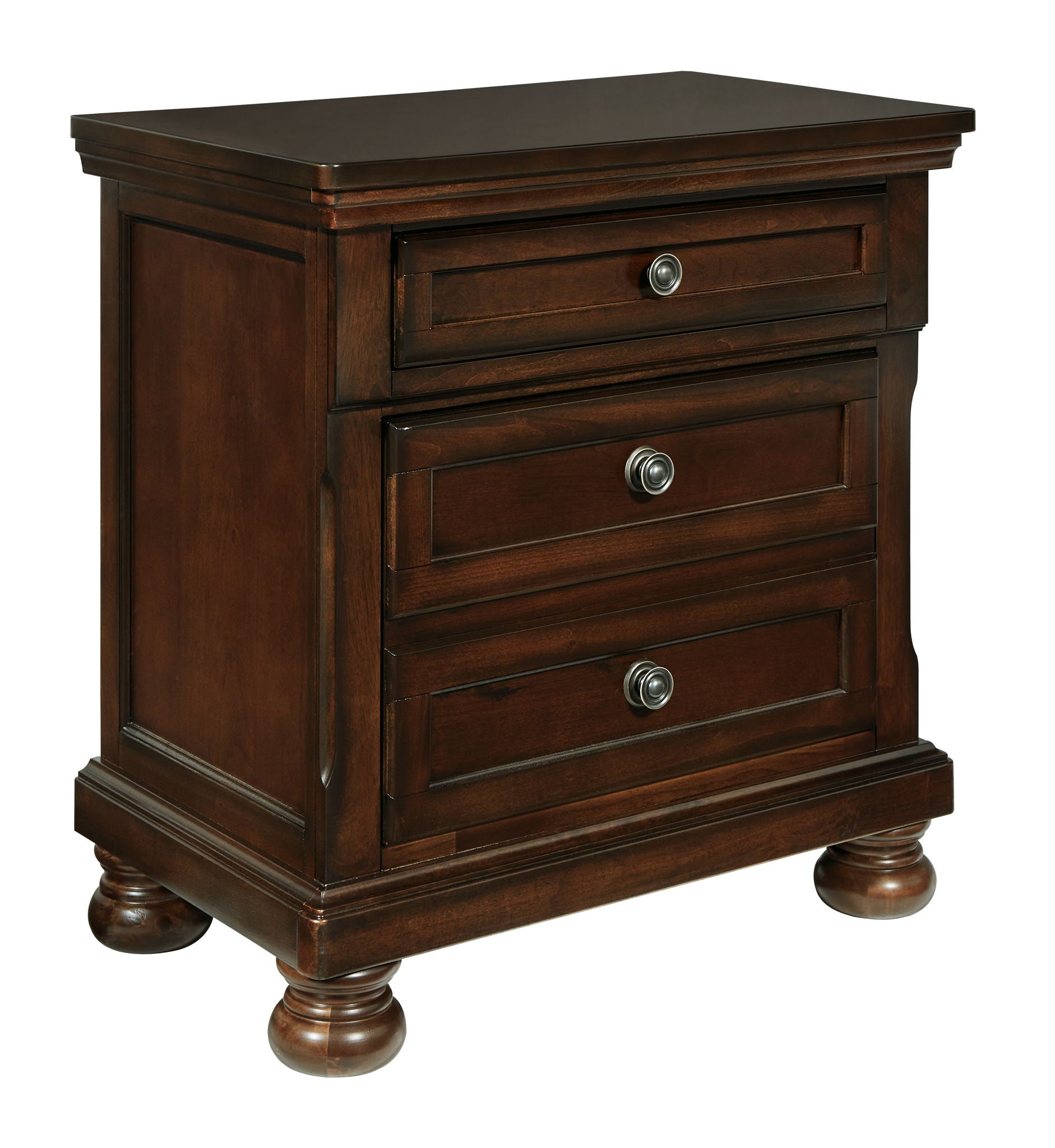 Porter - Dark Brown - Two Drawer Night Stand - Urban Living Furniture (Los Angeles, CA)