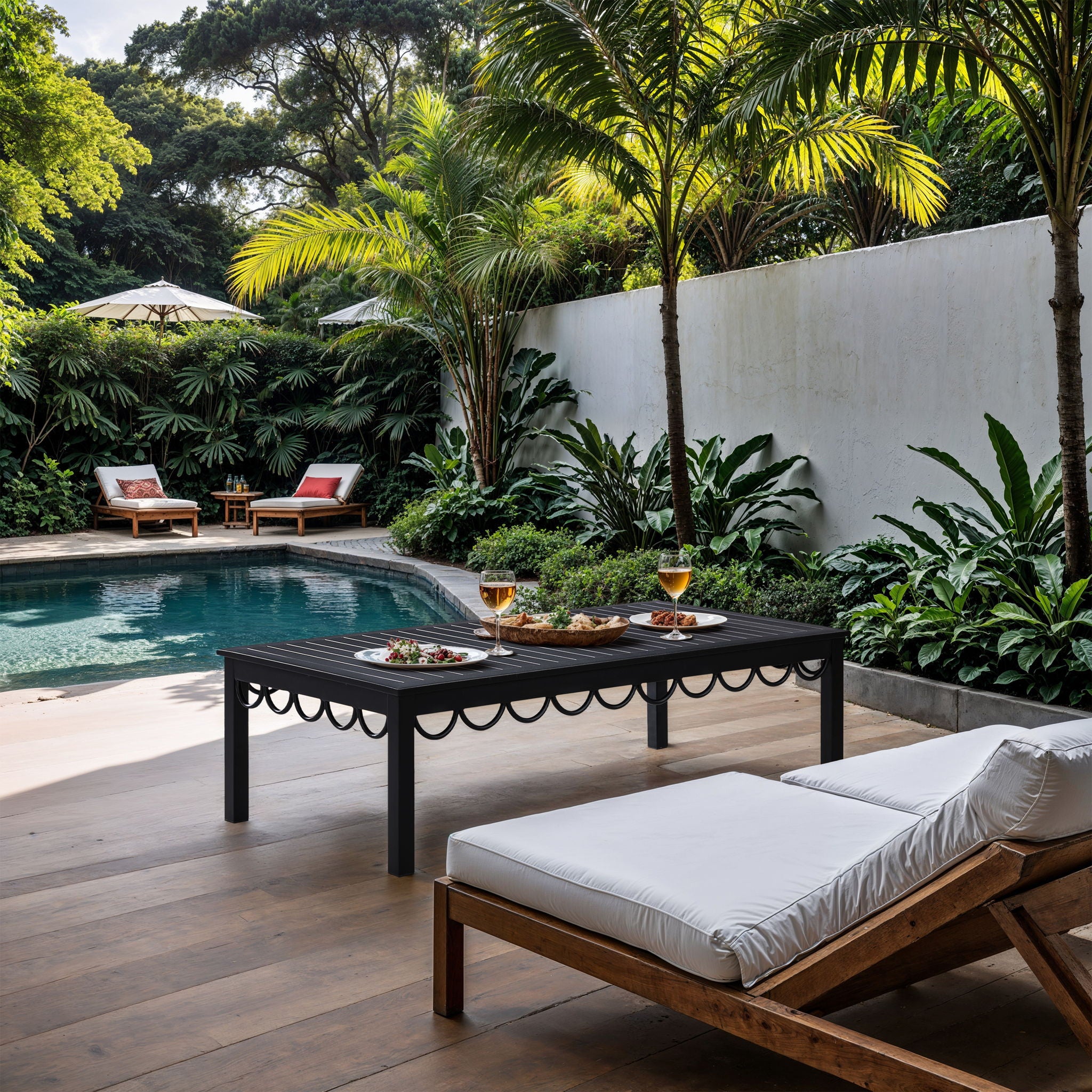 Portofino - Aluminum Outdoor Patio Coffee Table - Urban Living Furniture (Los Angeles, CA)