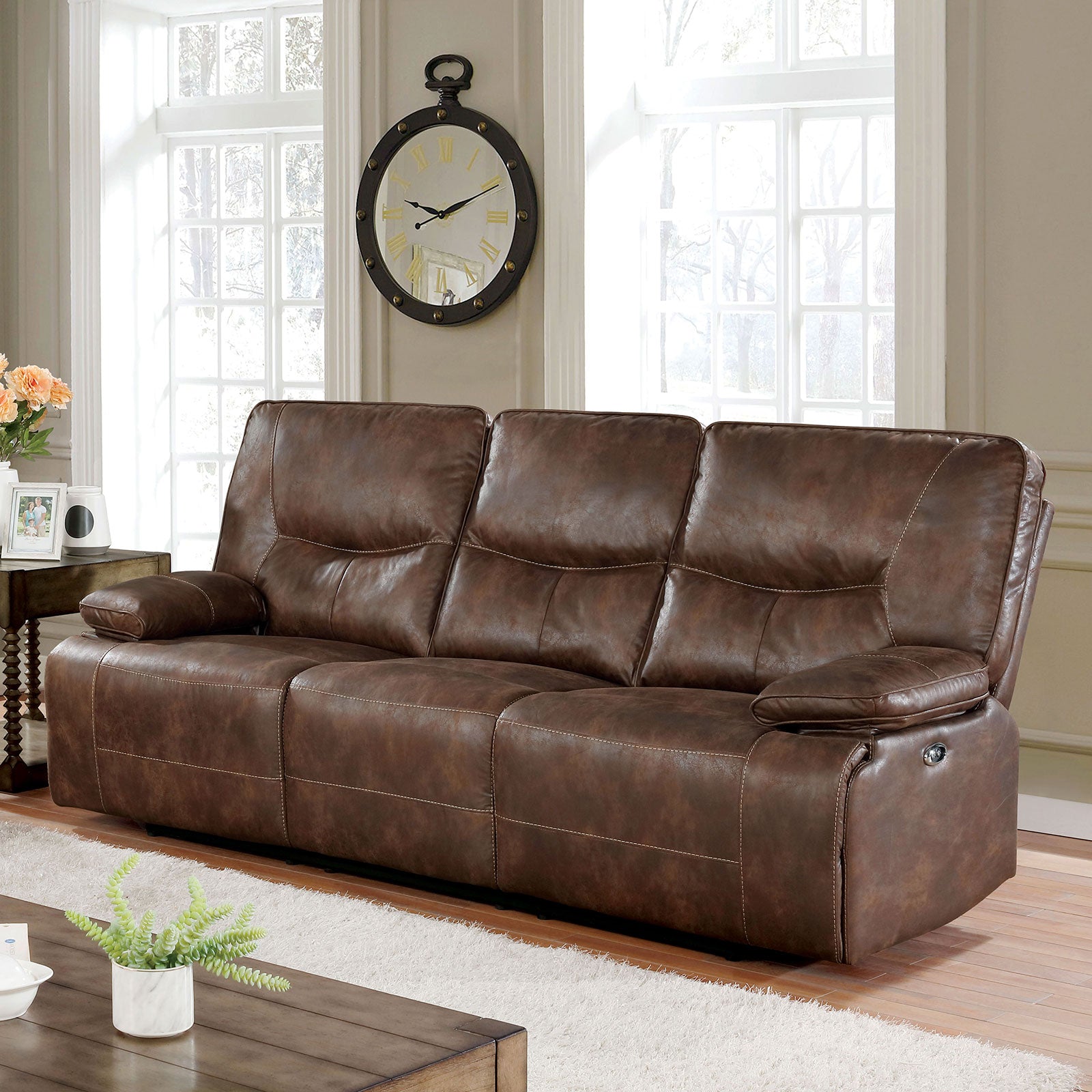 Delange reclining power sofa hot sale