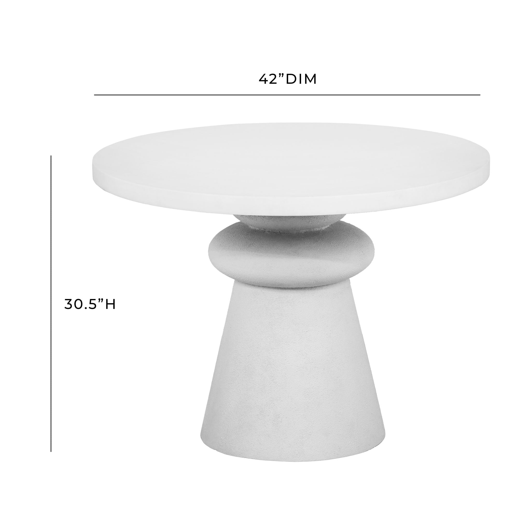 Lupita - Dinette Table - White