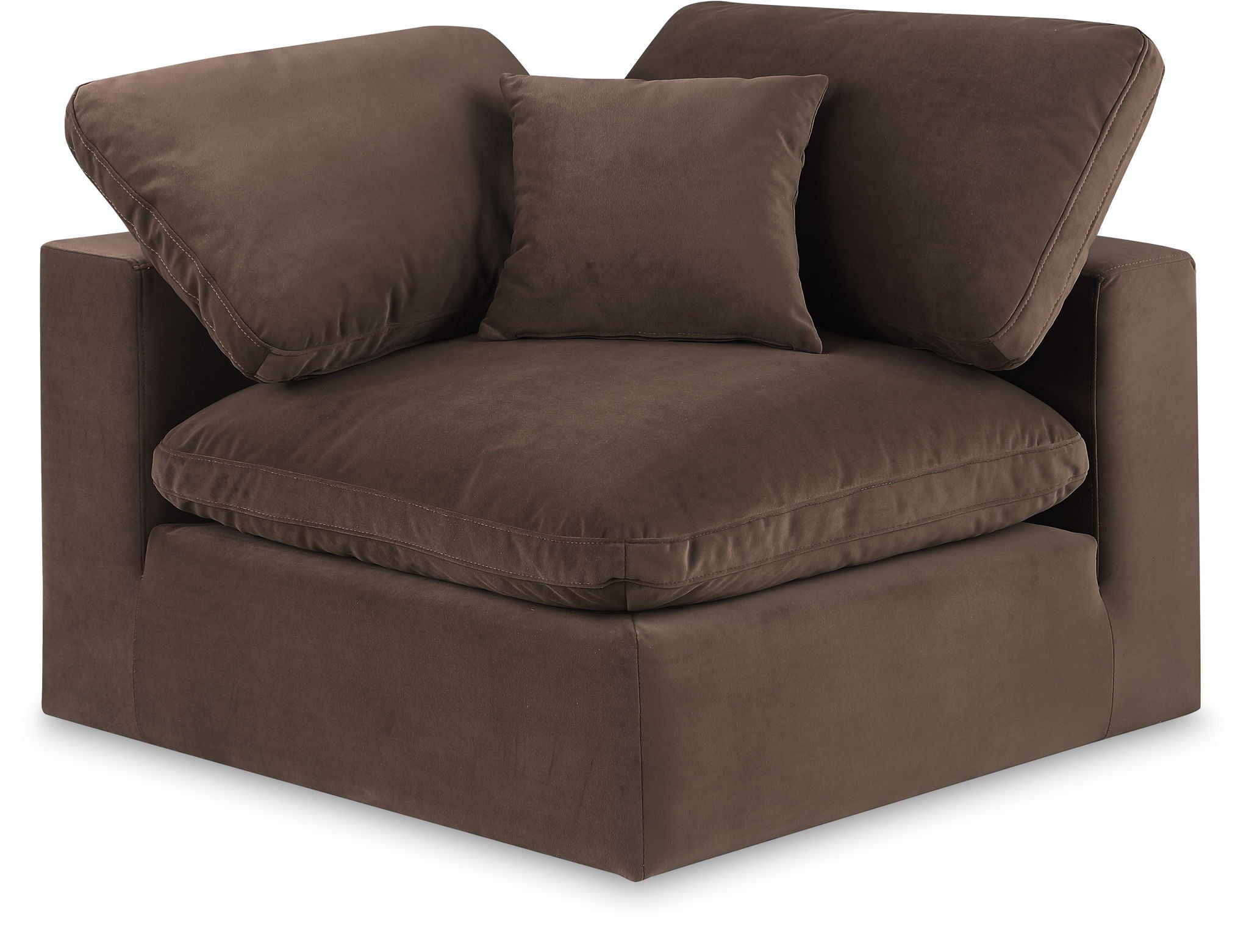 Comfy - Velvet Corner Chair - Urban Living Furniture (Los Angeles, CA)