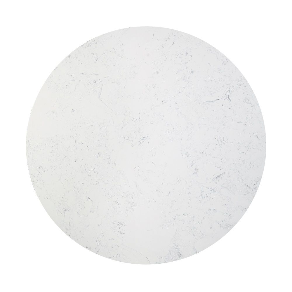 Jaramillo - Round Dining Table With Engineered Marble Top - Black - Urban Living Furniture (Los Angeles, CA)