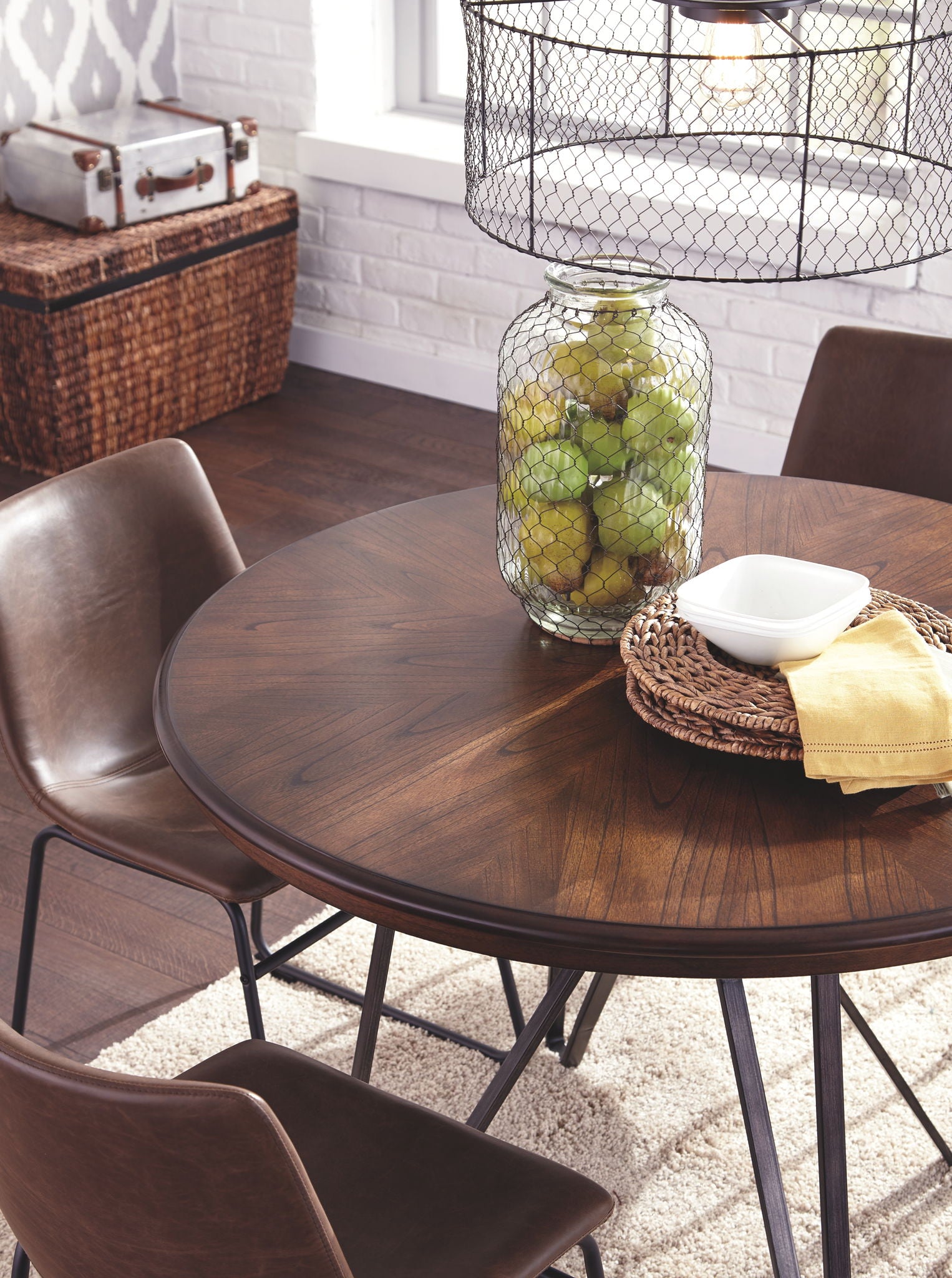 Centiar - Brown - Round Dining Room Table - Urban Living Furniture (Los Angeles, CA)