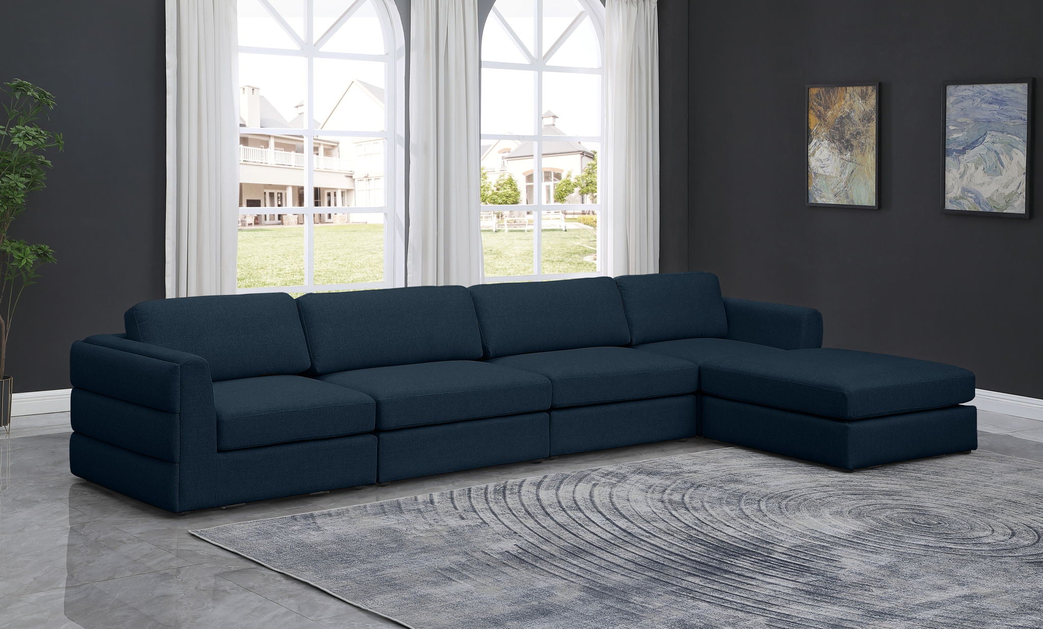 Beckham - 5 Piece Modular L-Shaped Sectional - Urban Living Furniture (Los Angeles, CA)