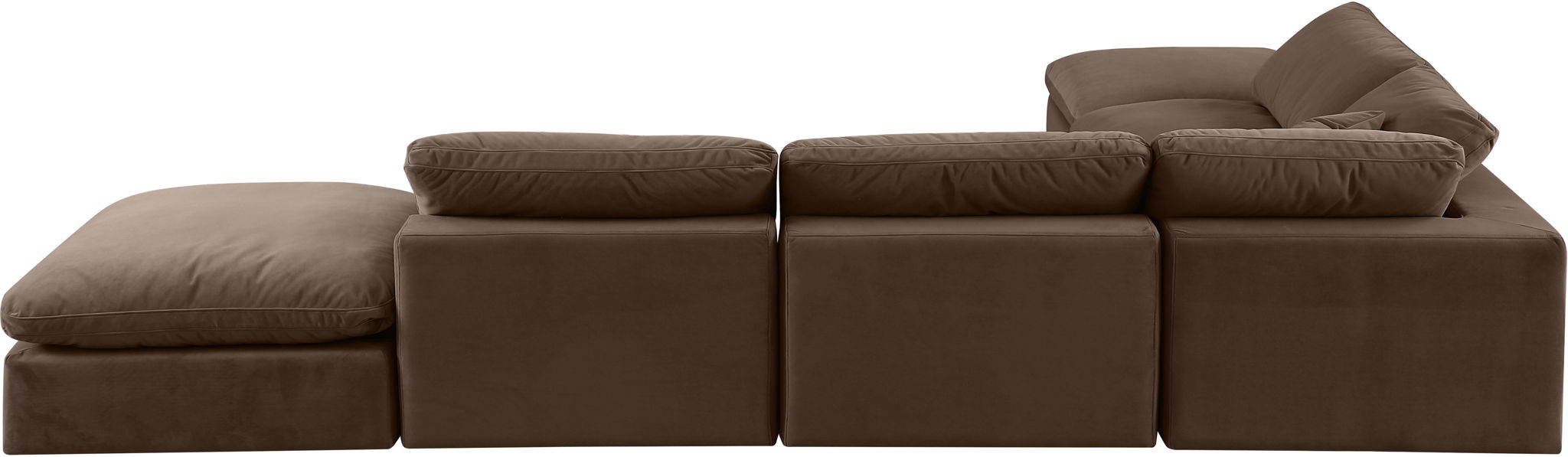 Comfy - 6 Piece Velvet Modular Sectional - Urban Living Furniture (Los Angeles, CA)