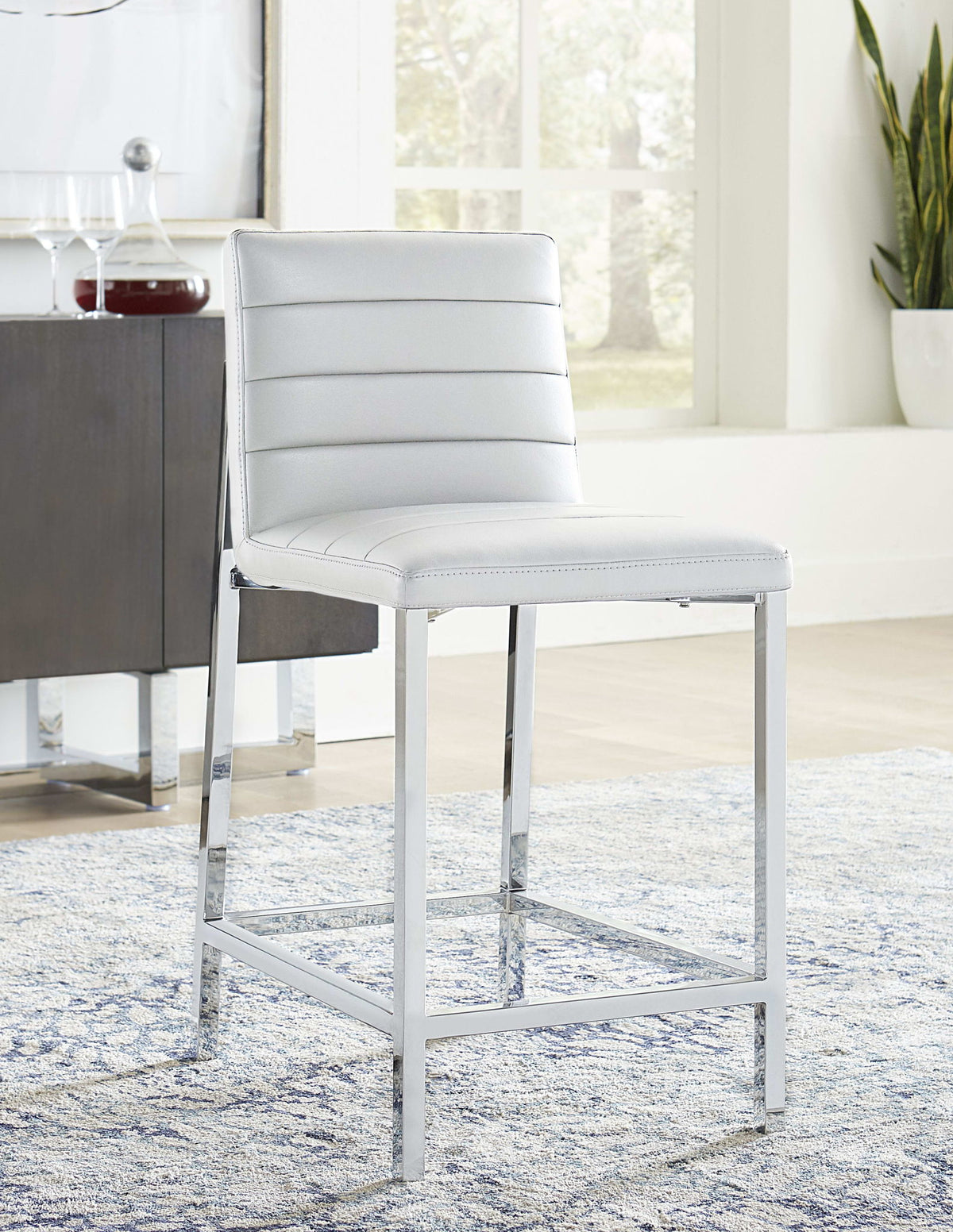 Amalfi - Metal Back Counter Stool (Set of 2)