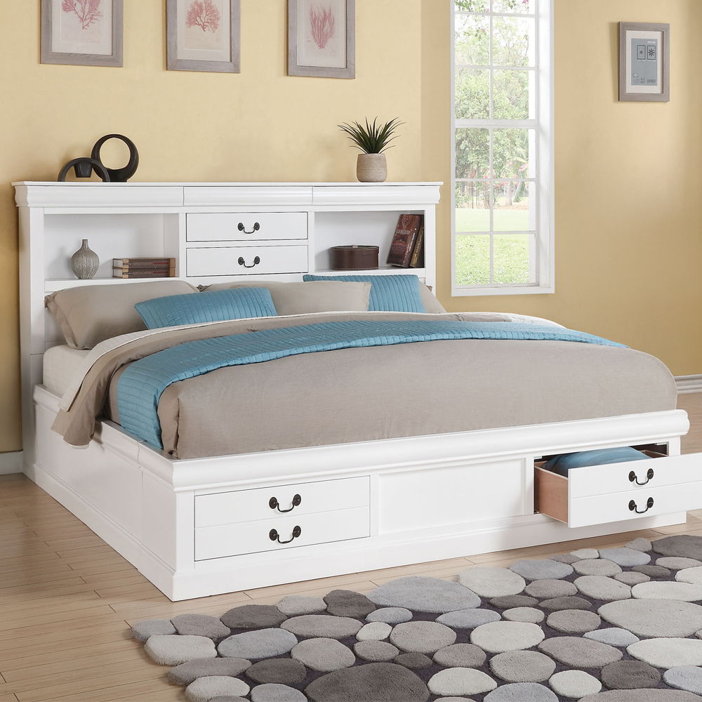 Louis Philippe III - Bed w/Storage - Urban Living Furniture (Los Angeles, CA)