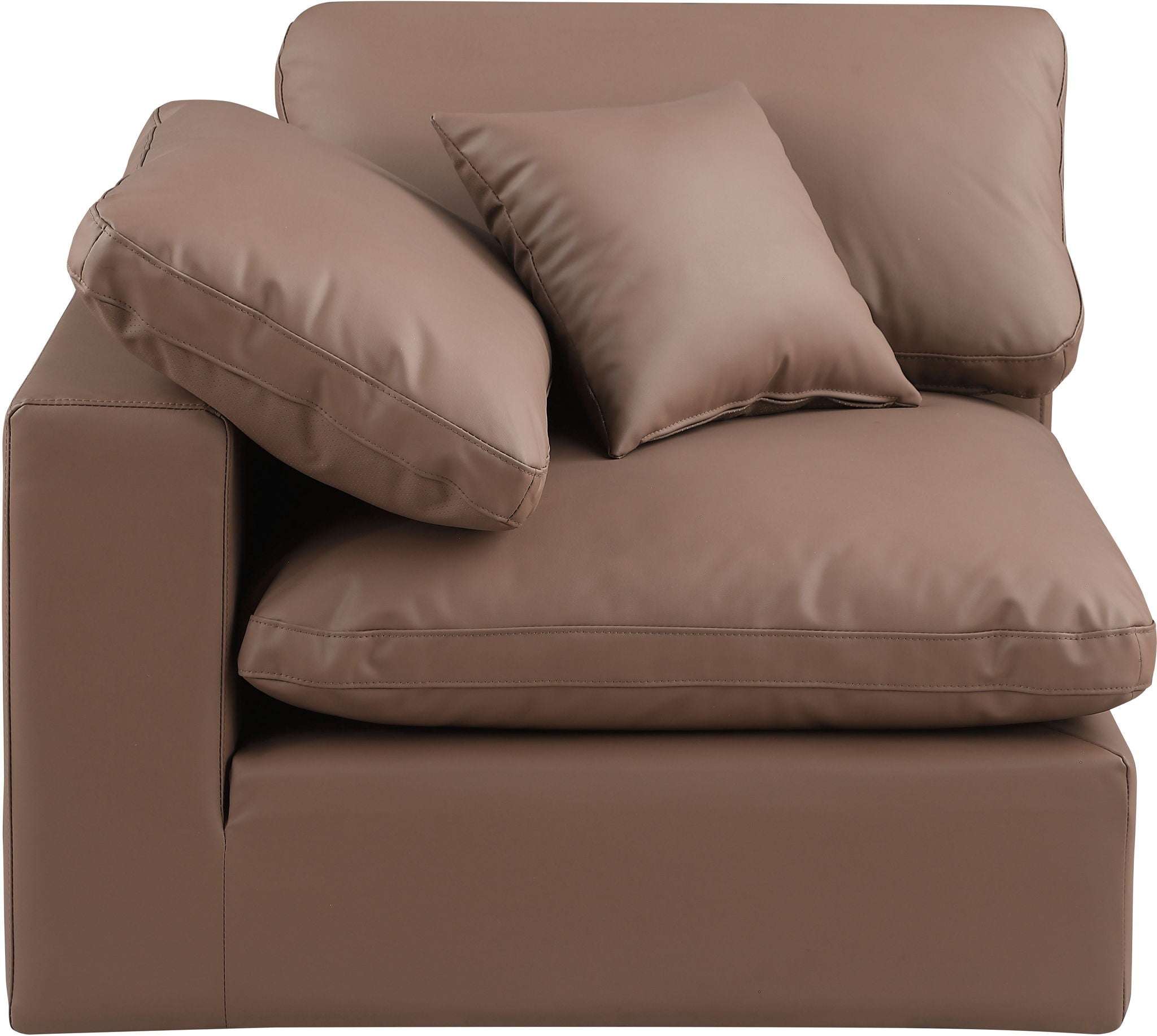 Comfy - Faux Leather Corner Chair - Urban Living Furniture (Los Angeles, CA)