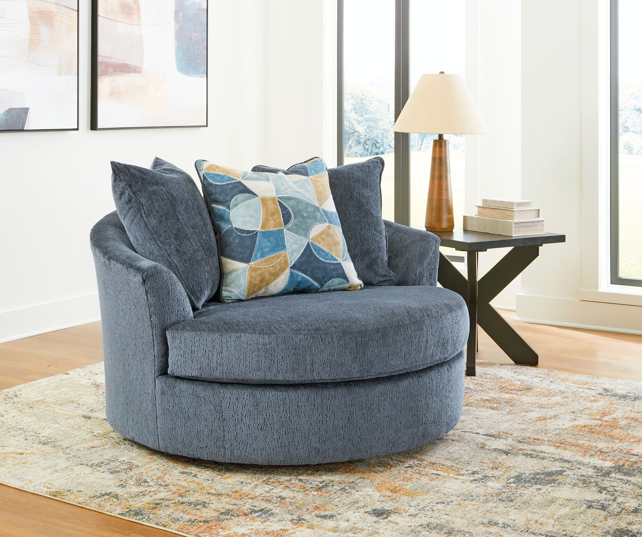Maxon Place - Oversized Swivel Accent Chair - Urban Living Furniture (Los Angeles, CA)