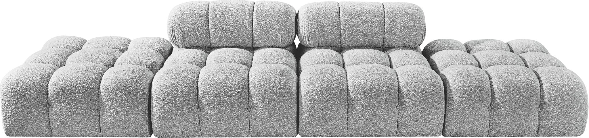 Ames - 4 Piece Boucle Upholstered Modular Sofa With 2 Backless Seats - Urban Living Furniture (Los Angeles, CA)