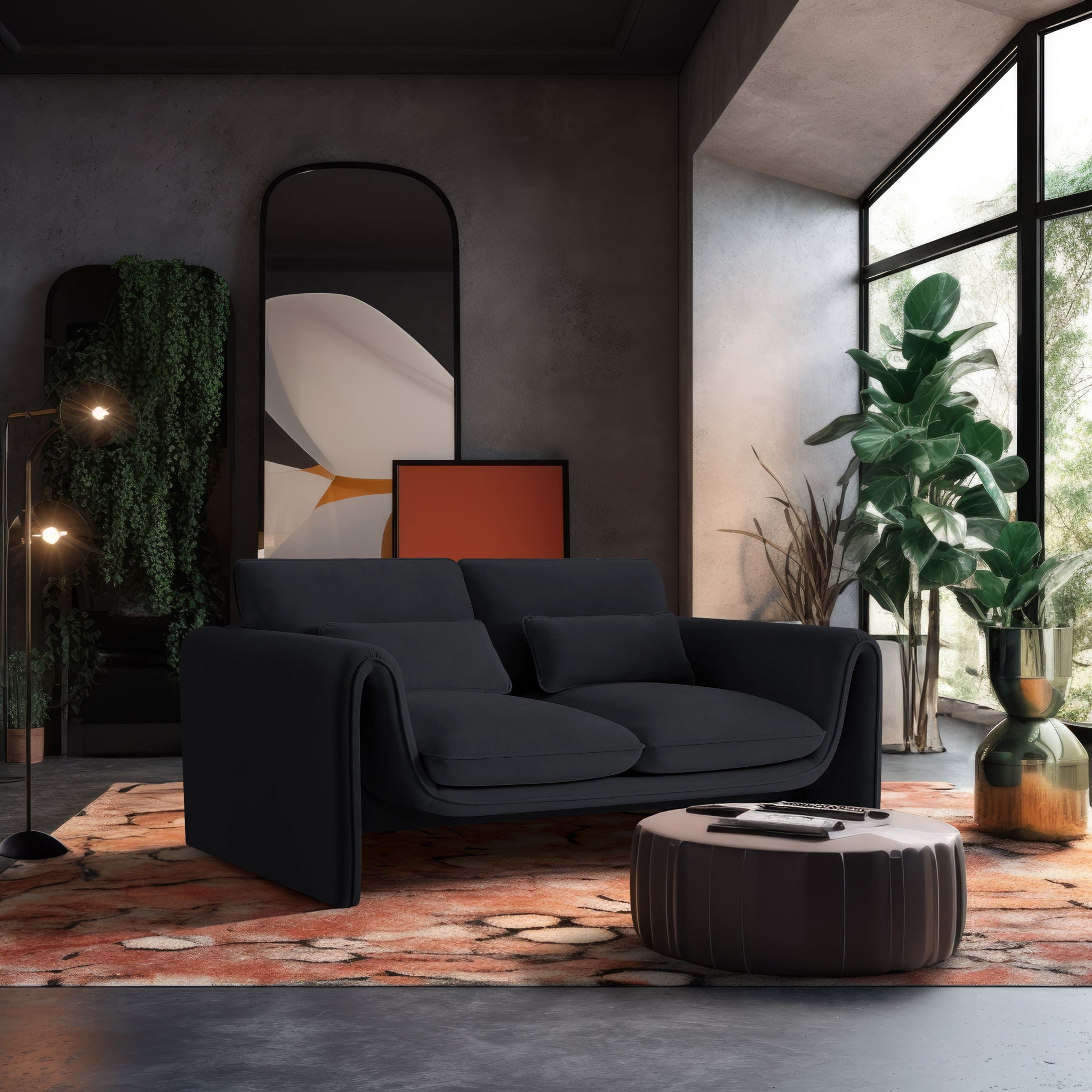Sloan - Velvet Loveseat - Urban Living Furniture (Los Angeles, CA)