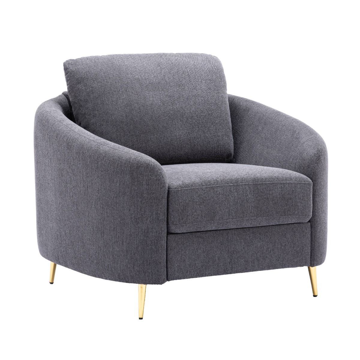 Yuina - Chair - Gray Linen - Urban Living Furniture (Los Angeles, CA)