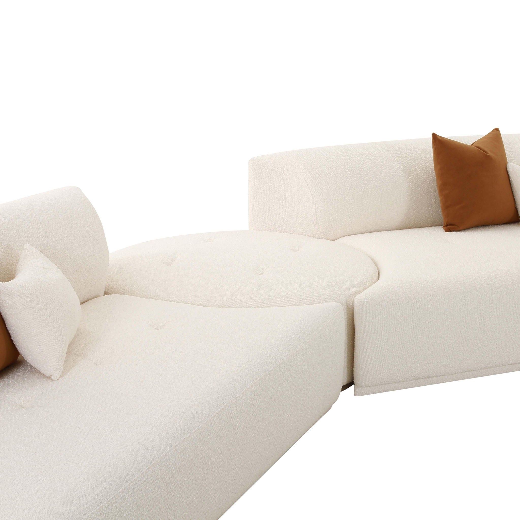 Fickle - Boucle Modular Sectional - Urban Living Furniture (Los Angeles, CA)