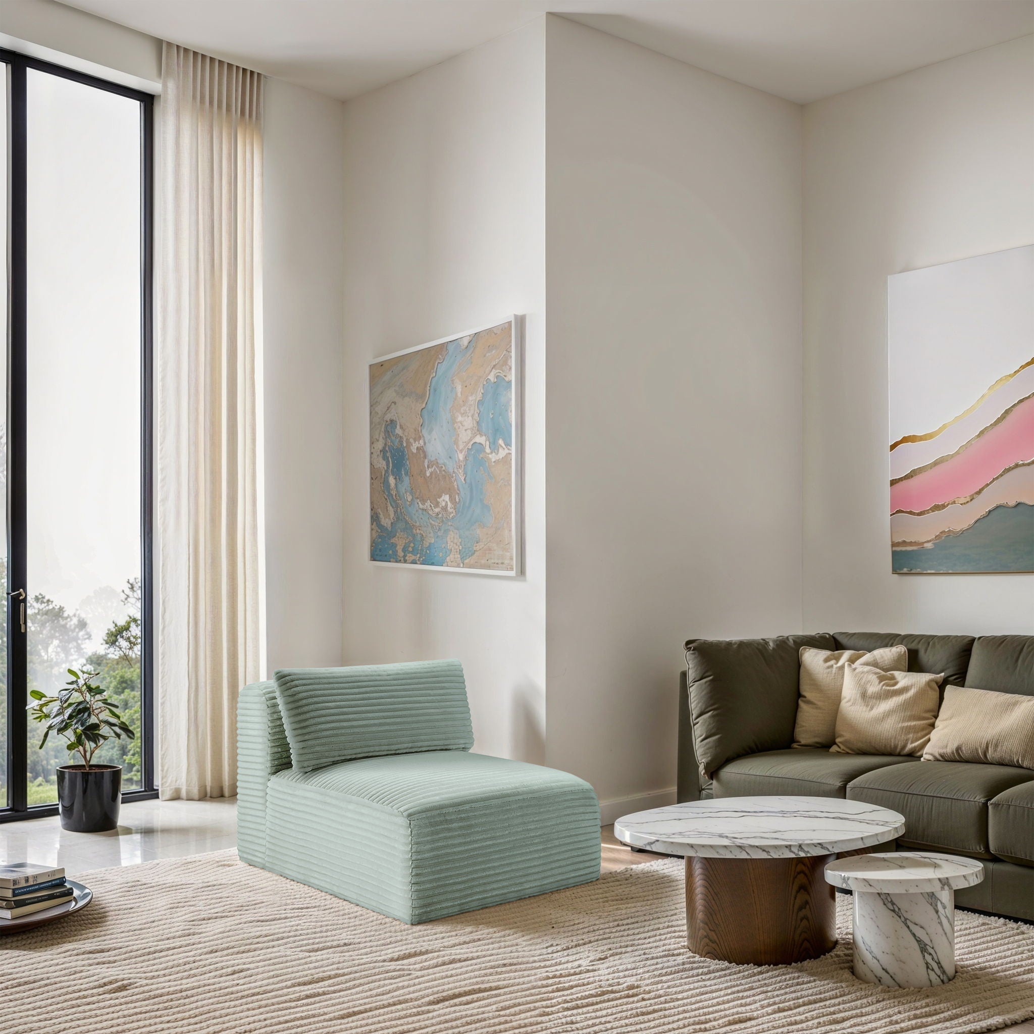 Shaggy - Armless Chair - Urban Living Furniture (Los Angeles, CA)