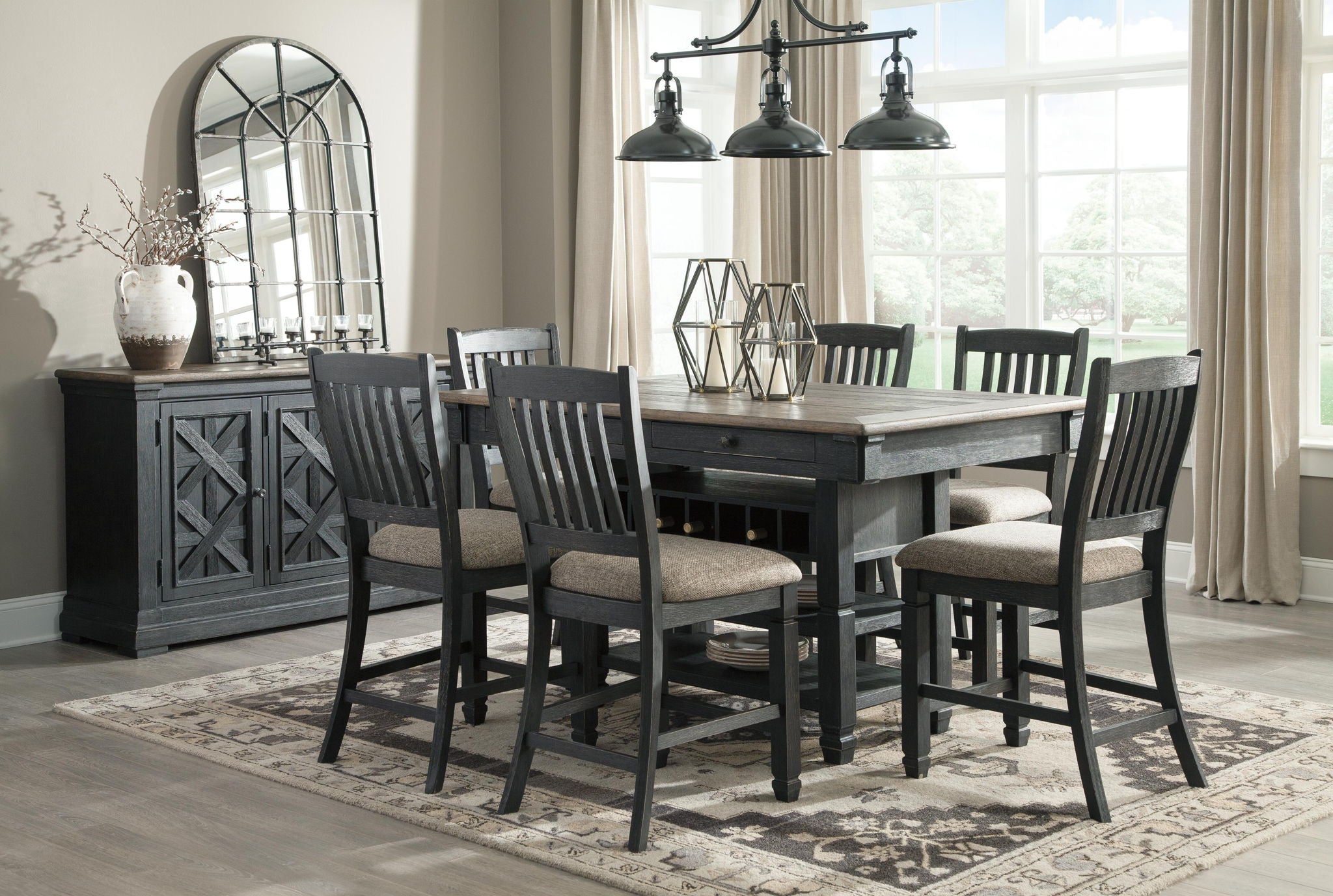 Tyler Creek - Dining Room Server - Black / Gray - Urban Living Furniture (Los Angeles, CA)