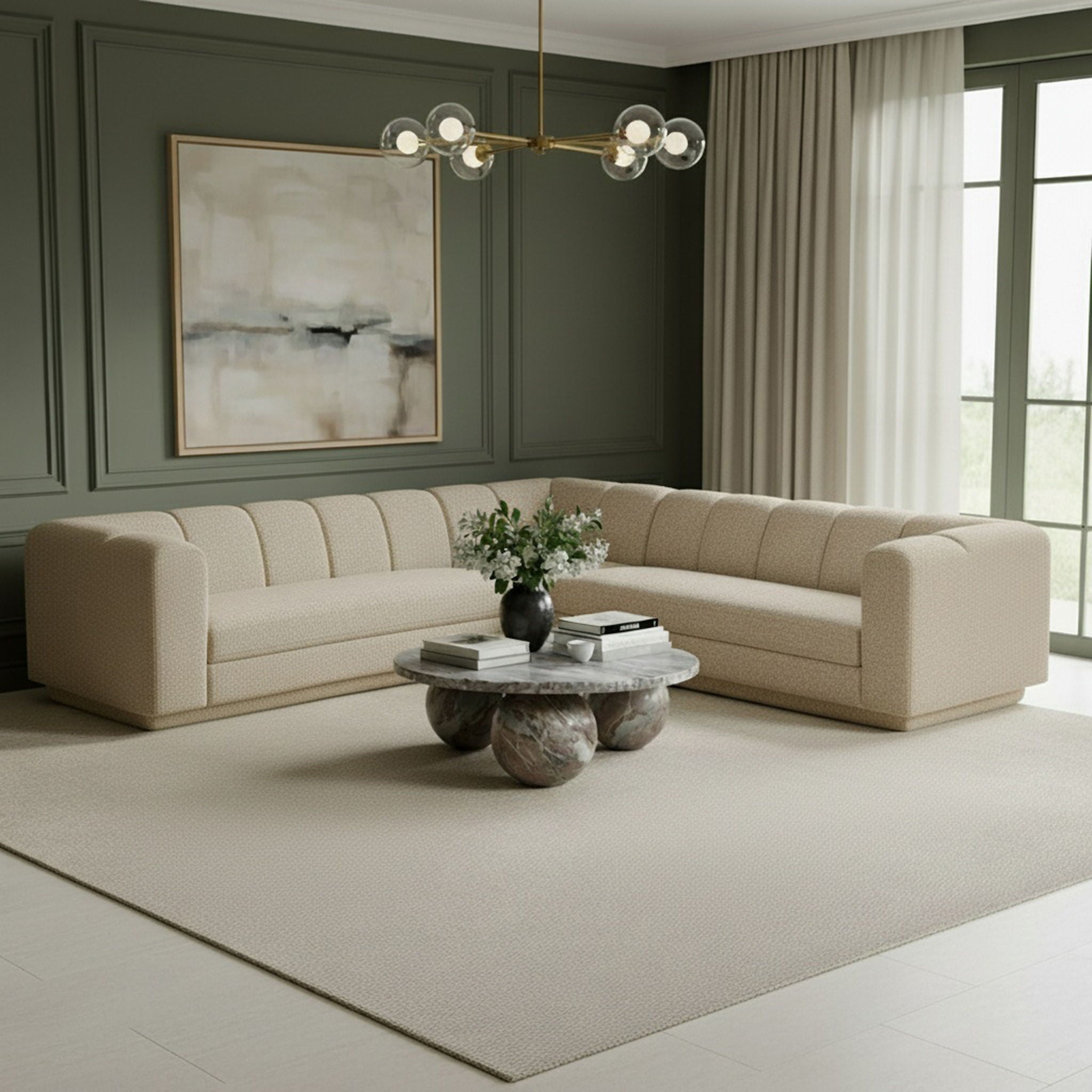 Modari - Sectional - Beige - Urban Living Furniture (Los Angeles, CA)
