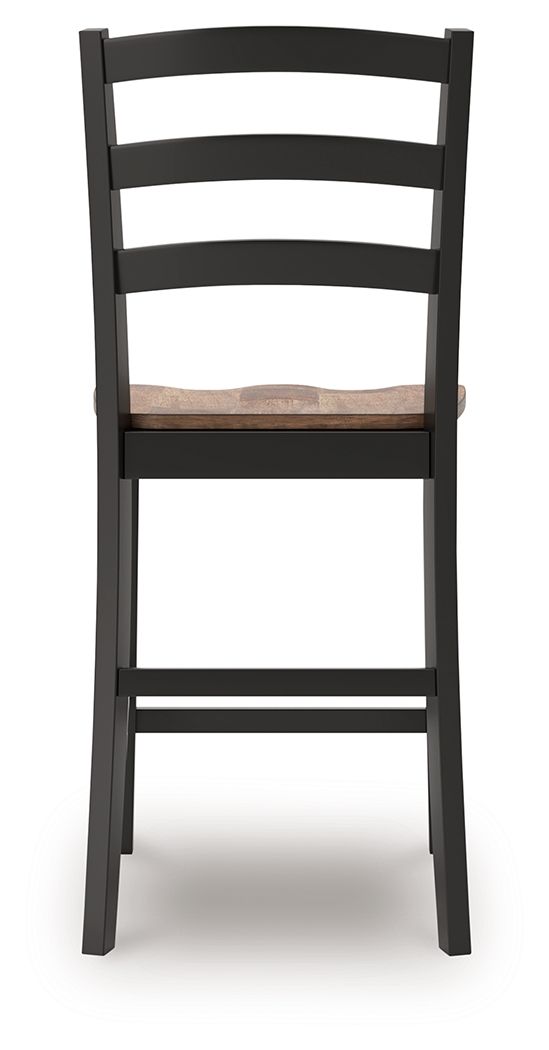Wildenauer - Barstool (Set of 2) - Brown / Black - Urban Living Furniture (Los Angeles, CA)