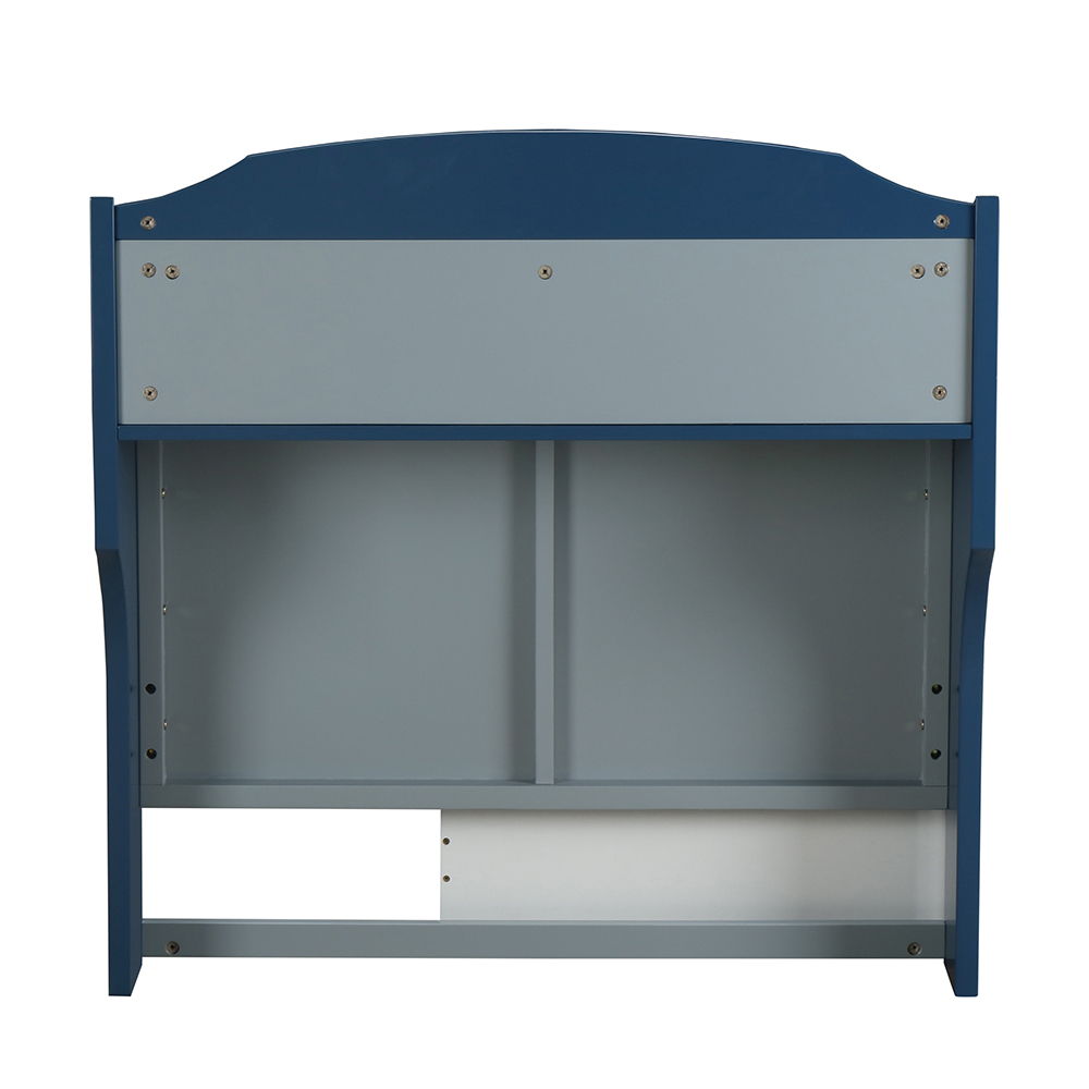 Neptune II - Twin Bed - Gray / Navy - Urban Living Furniture (Los Angeles, CA)
