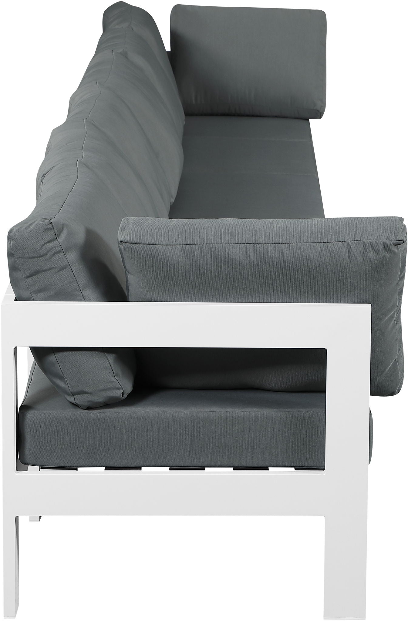 Nizuc - Outdoor Patio 6 Seat Modular Sofa With White Frame - Urban Living Furniture (Los Angeles, CA)