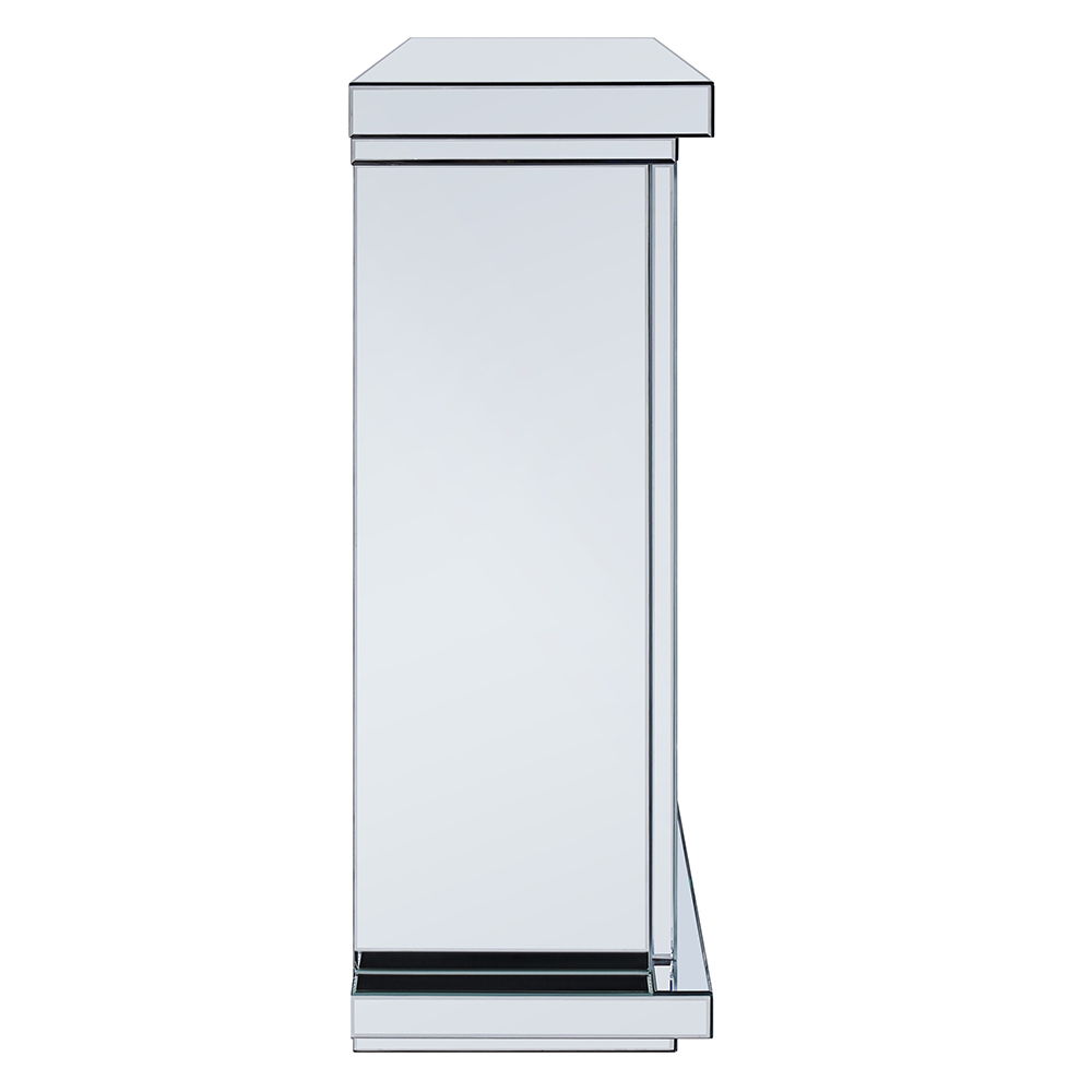 Noralie - LED Electric Fireplace - Mirrored & Faux Diamonds - Urban Living Furniture (Los Angeles, CA)