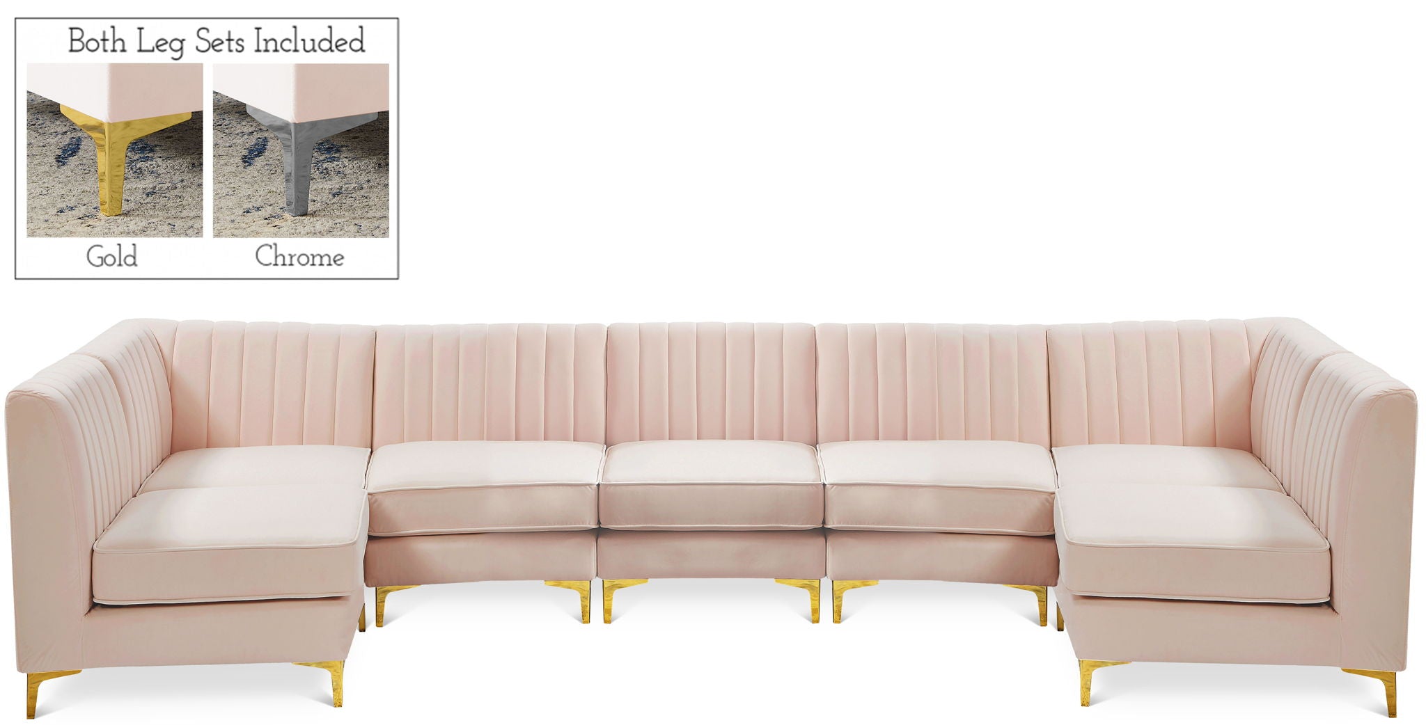 Alina - 7 Piece Modular Sectional - Urban Living Furniture (Los Angeles, CA)