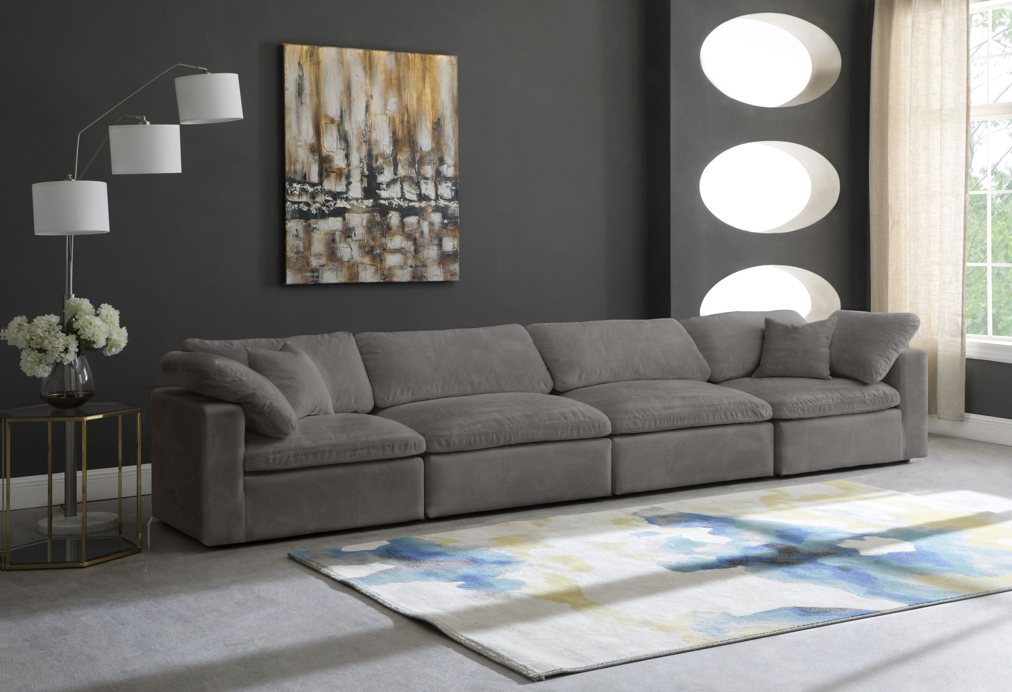 Cozy - Modular 4 Seat Sofa - Urban Living Furniture (Los Angeles, CA)