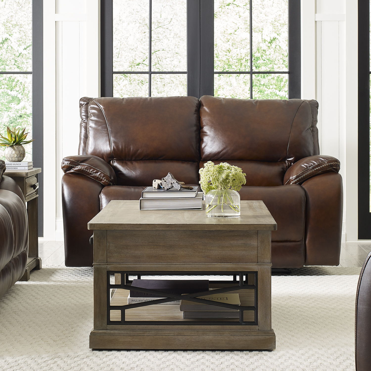 Vail - Power Loveseat - Burnt Sienna - Urban Living Furniture (Los Angeles, CA)