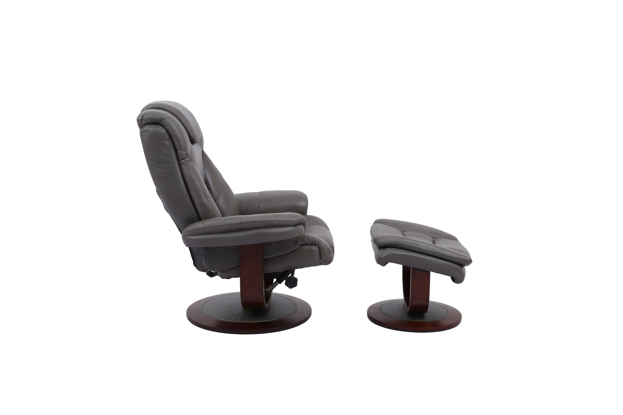 Monarch - Manual Reclining Swivel Chair and Ottoman - Urban Living Furniture (Los Angeles, CA)