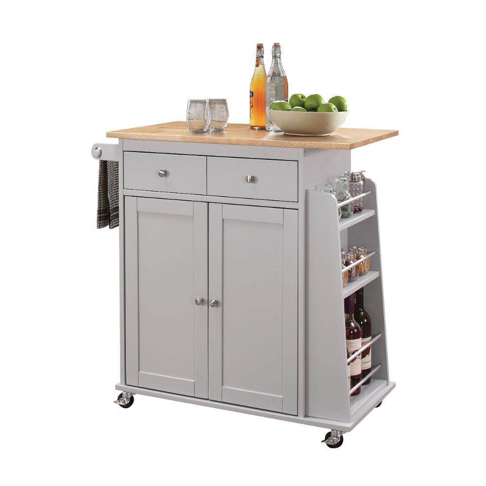 Tullarick - Kitchen Cart - Natural & Gray - Urban Living Furniture (Los Angeles, CA)